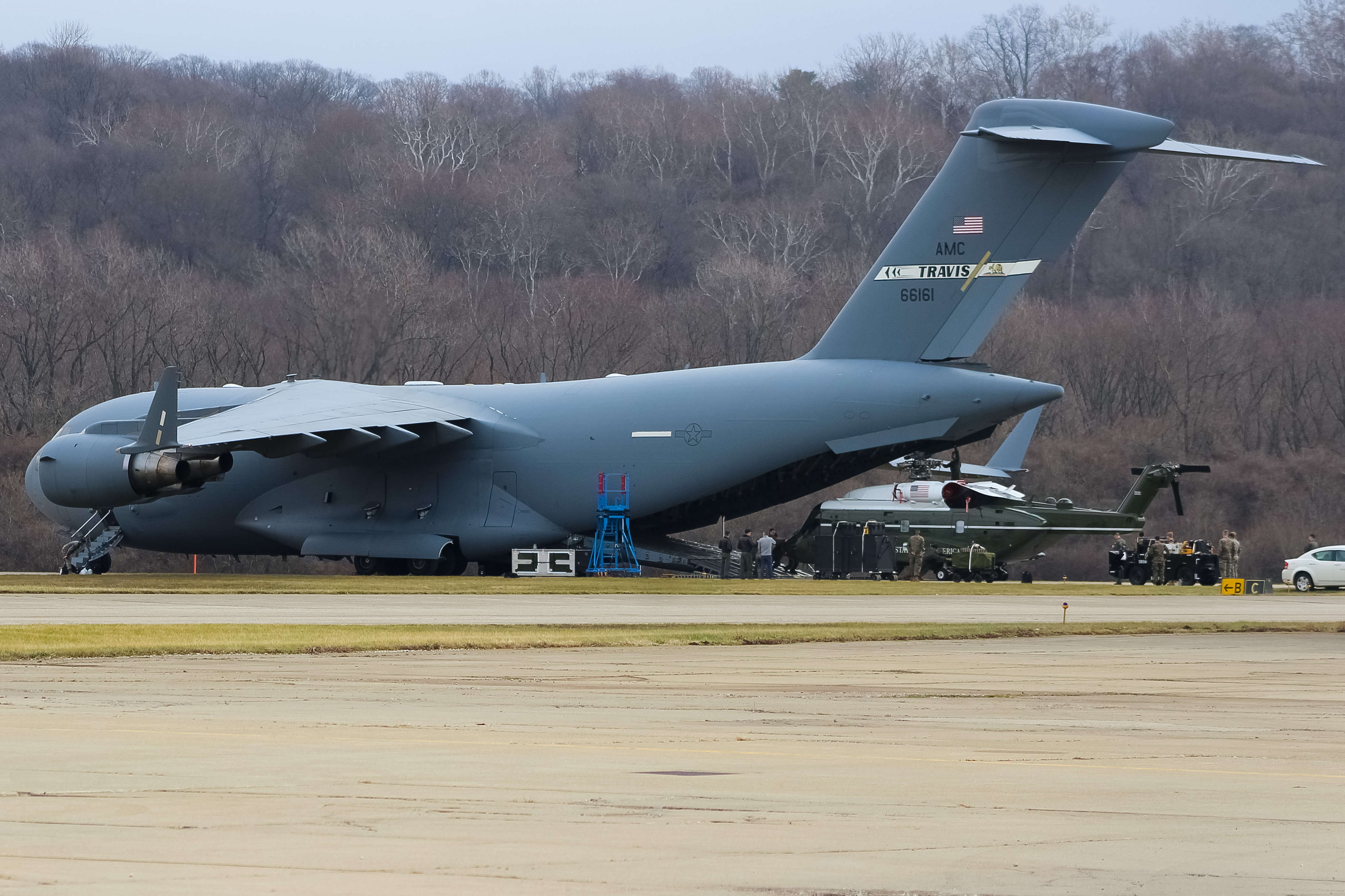 Full size: USAF - United States Air Force Boeing C-17 Globemaster III 06-6161 at Cincinnati Municipal Airport/Lunken Field
