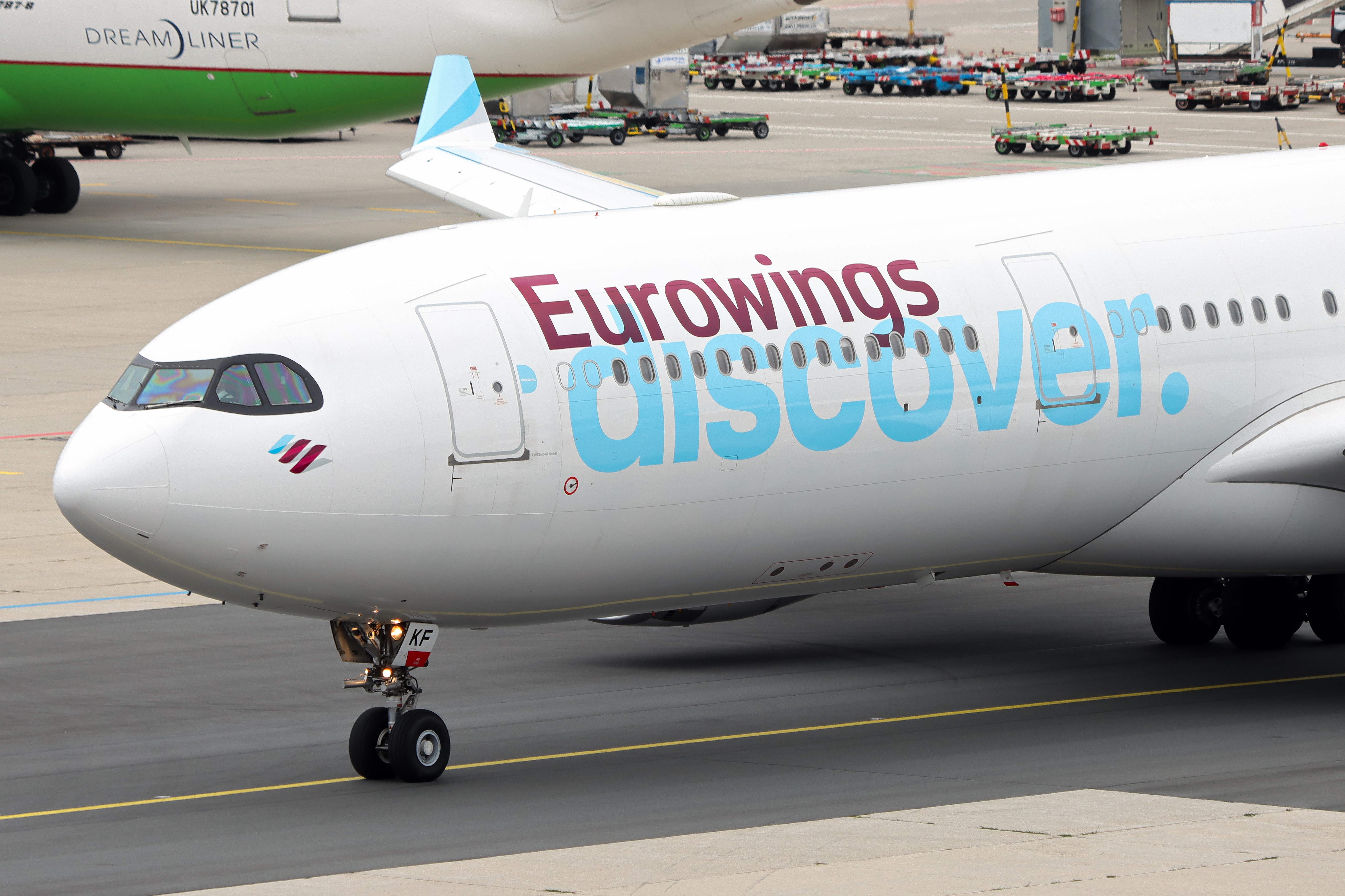 Full size: Eurowings Airbus A330-300 D-AIKF at Frankfurt International Airport