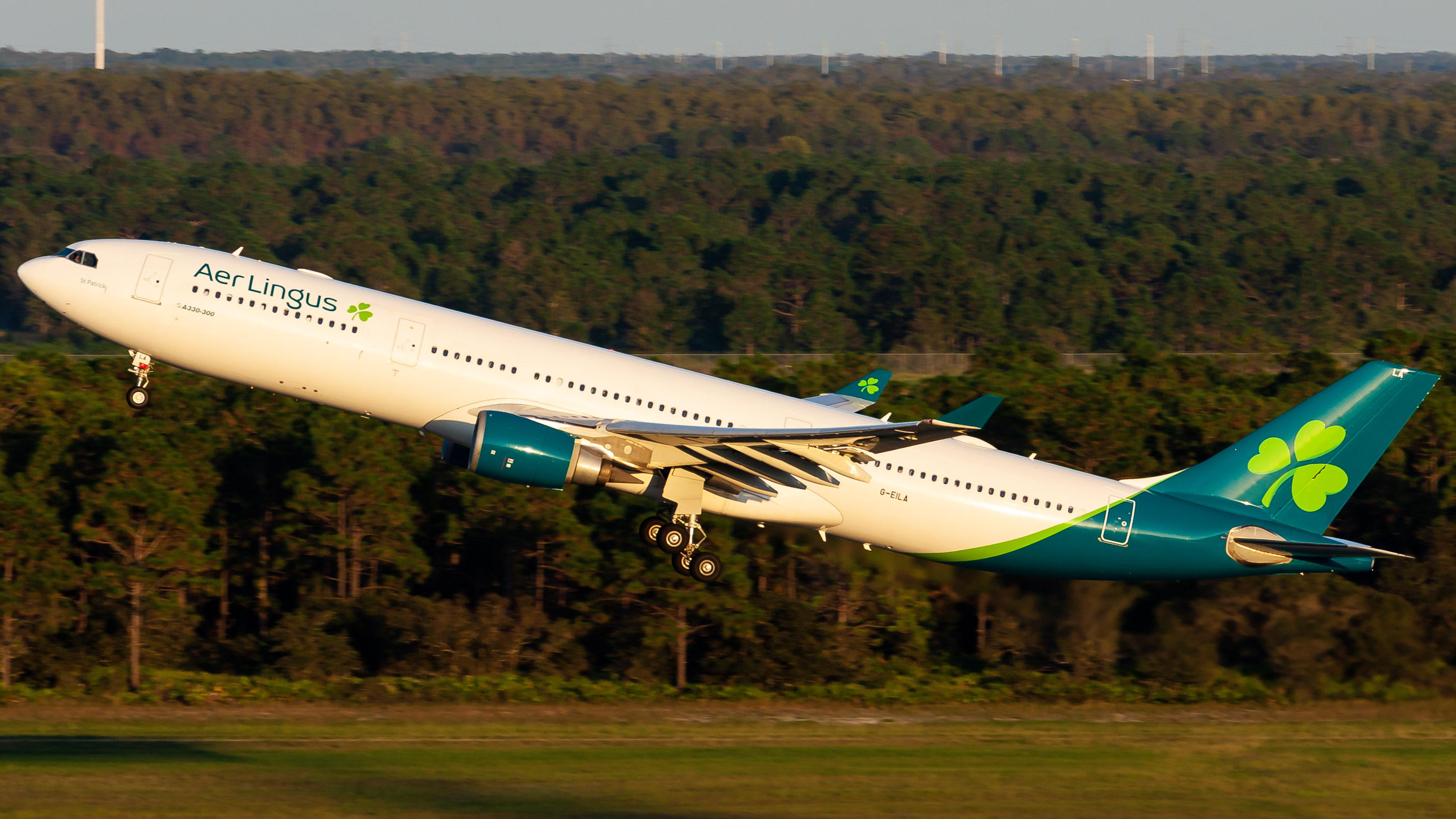Full size: Aer Lingus Airbus A330-300 G-EILA at Orlando International Airport