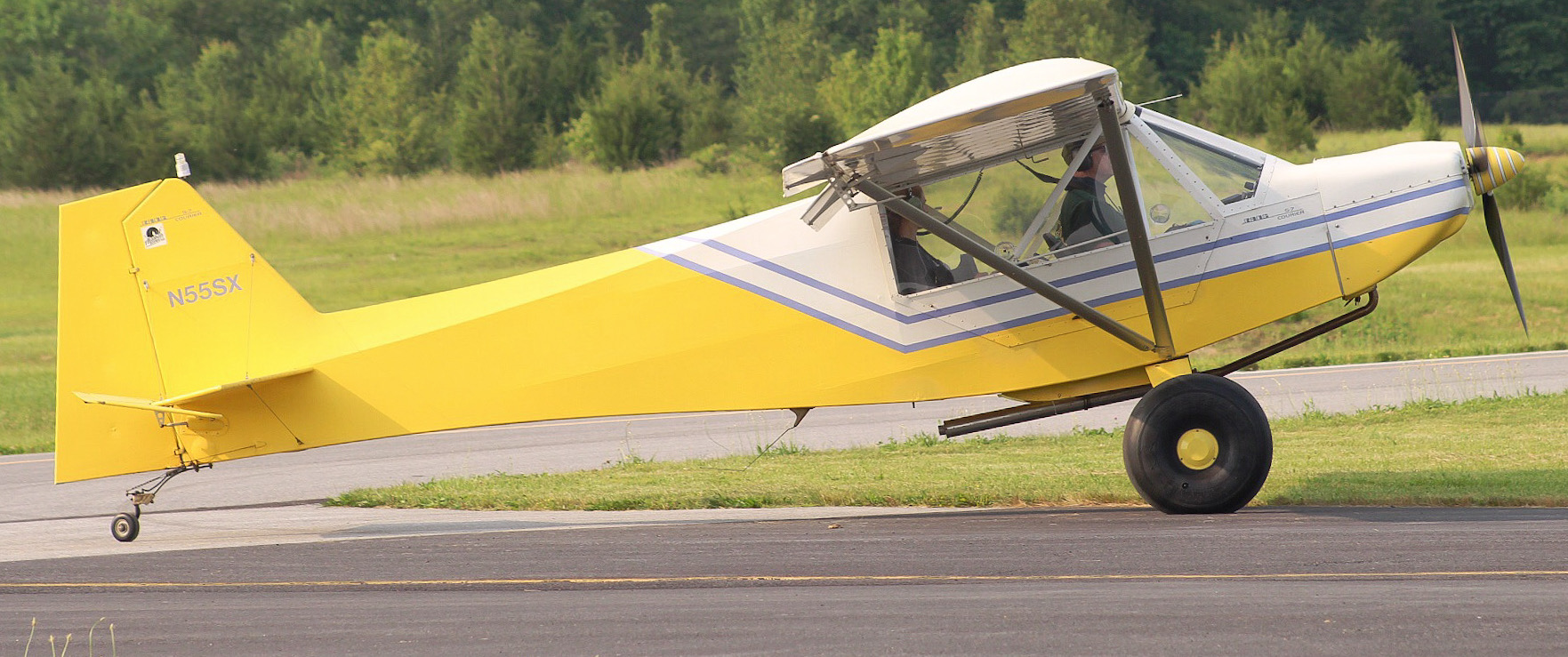 Full size: PRIVATE Rans S-7 Courier  N55SX at Gettysburg Regional Airport