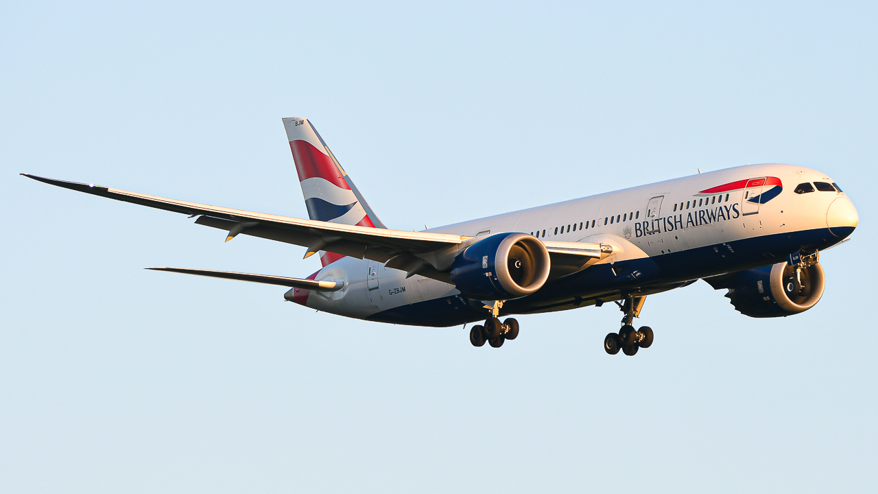 Full size: British Airways Boeing 787-8 G-ZBJM at Pittsburgh International Airport