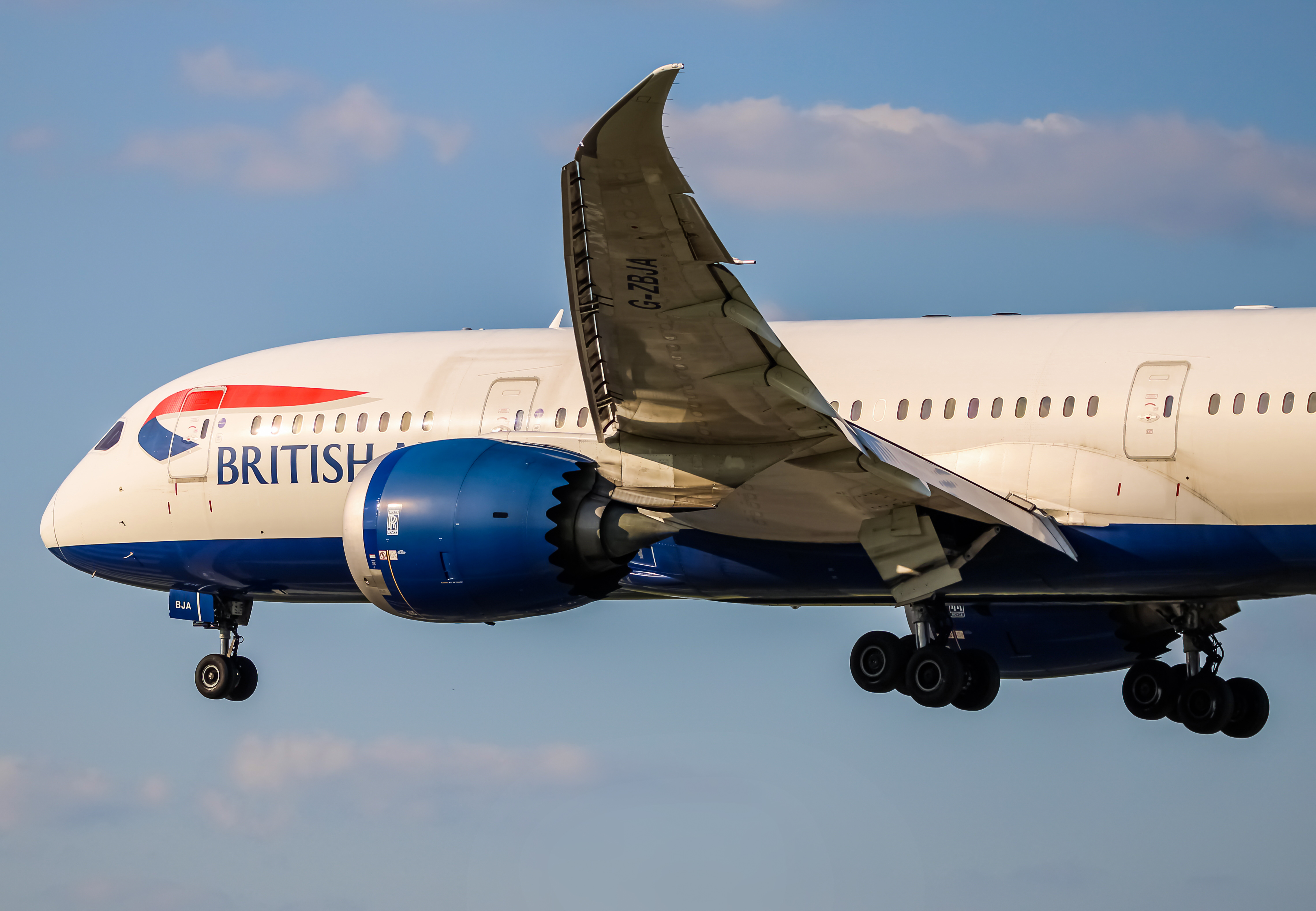 Full size: British Airways Boeing 787-8 G-ZBJA at Baltimore/Washington International Thurgood Marshall Airport