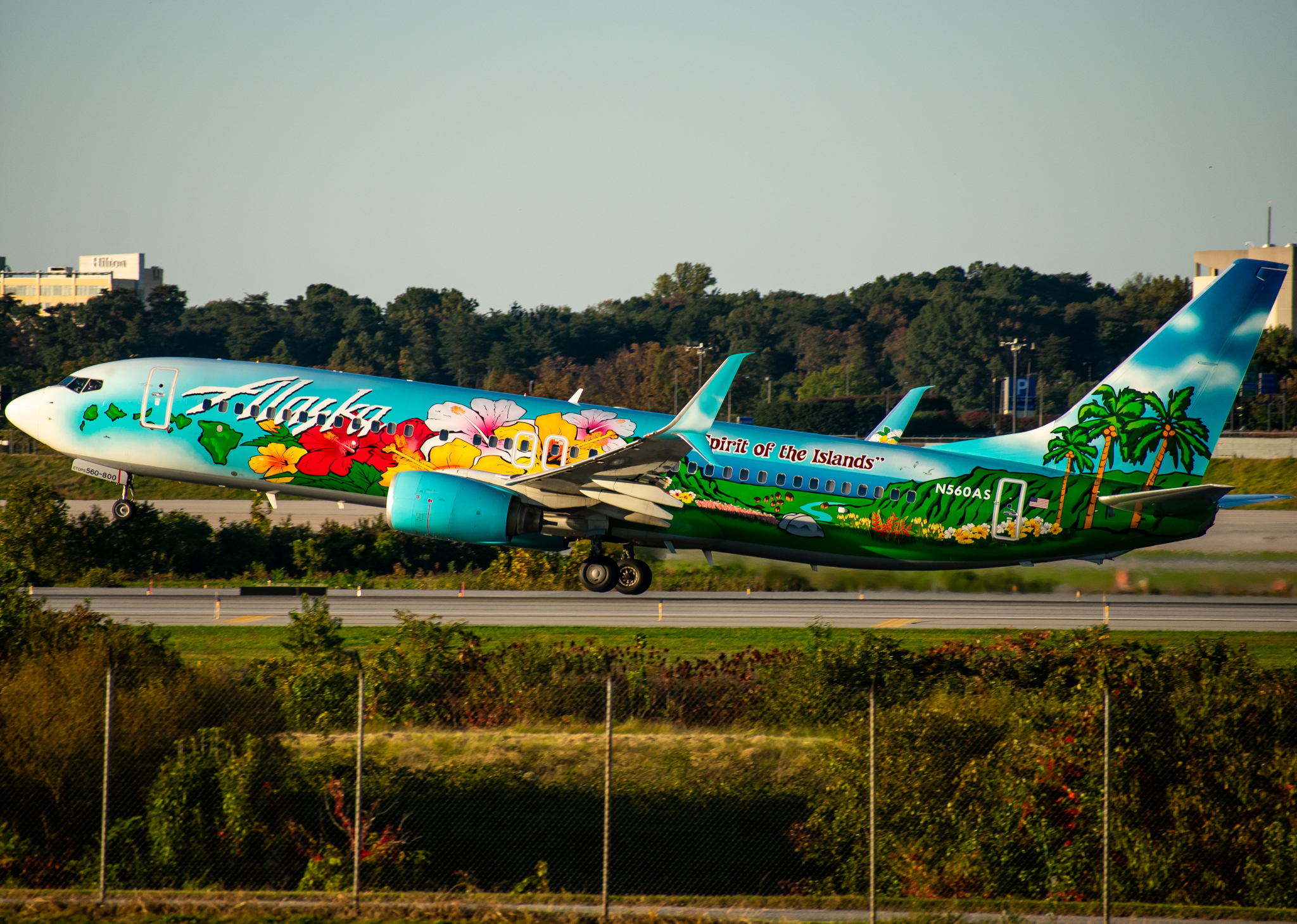 Full size: Alaska Airlines Boeing 737-800 N650AS at Baltimore/Washington International Thurgood Marshall Airport
