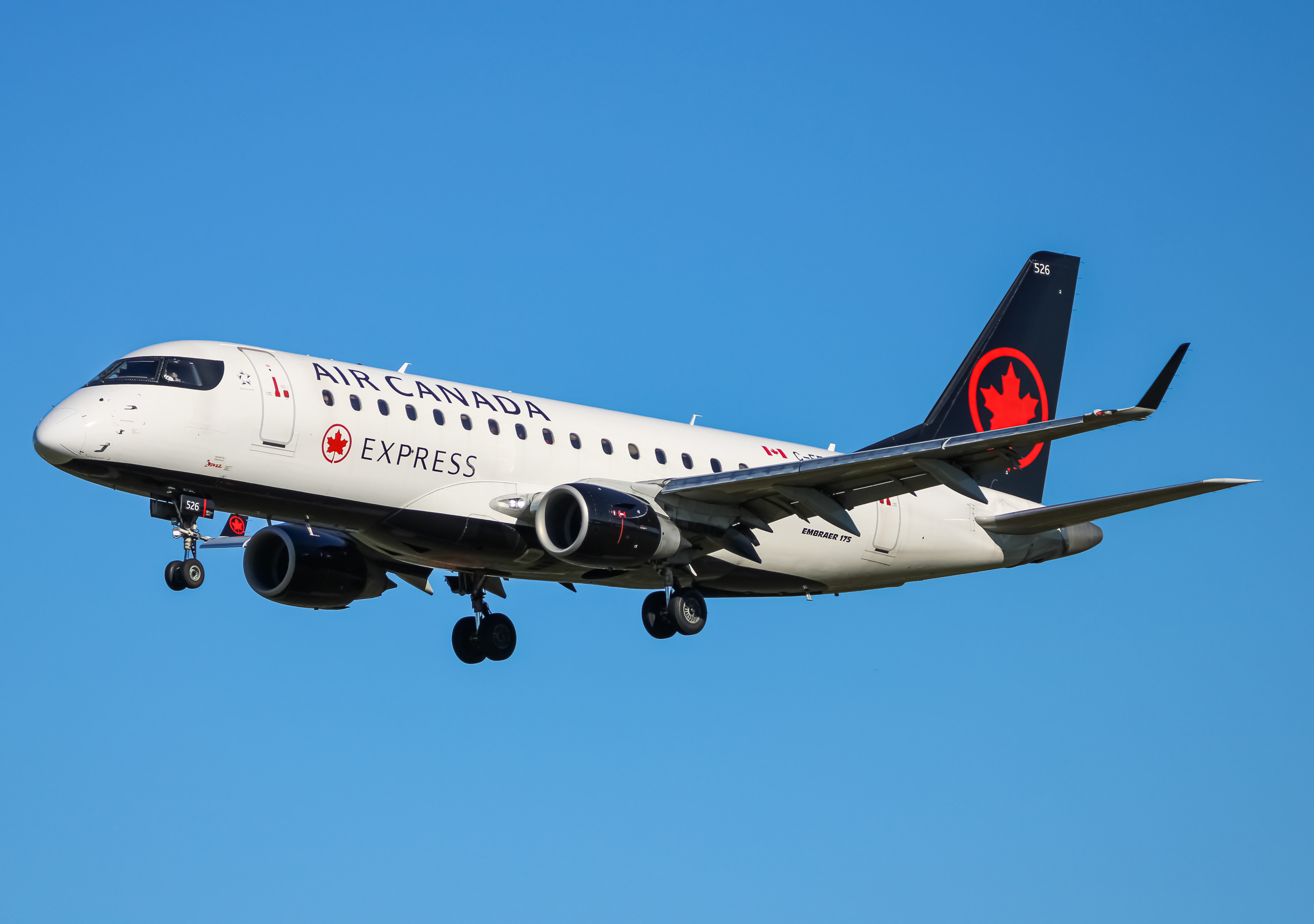 Full size: Air Canada Express Embraer E175 C-FEJF at Baltimore/Washington International Thurgood Marshall Airport