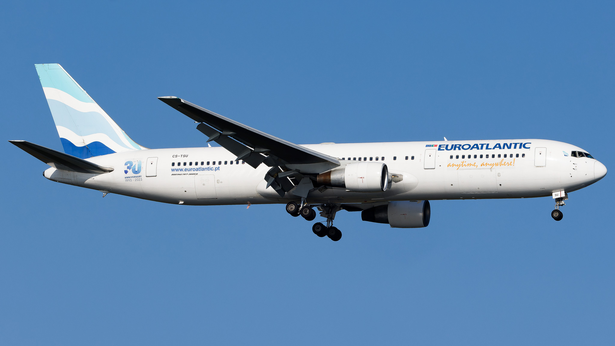 Full size: Euroatlantic Boeing 767-300ER CS-TSU at John F. Kennedy International Airport
