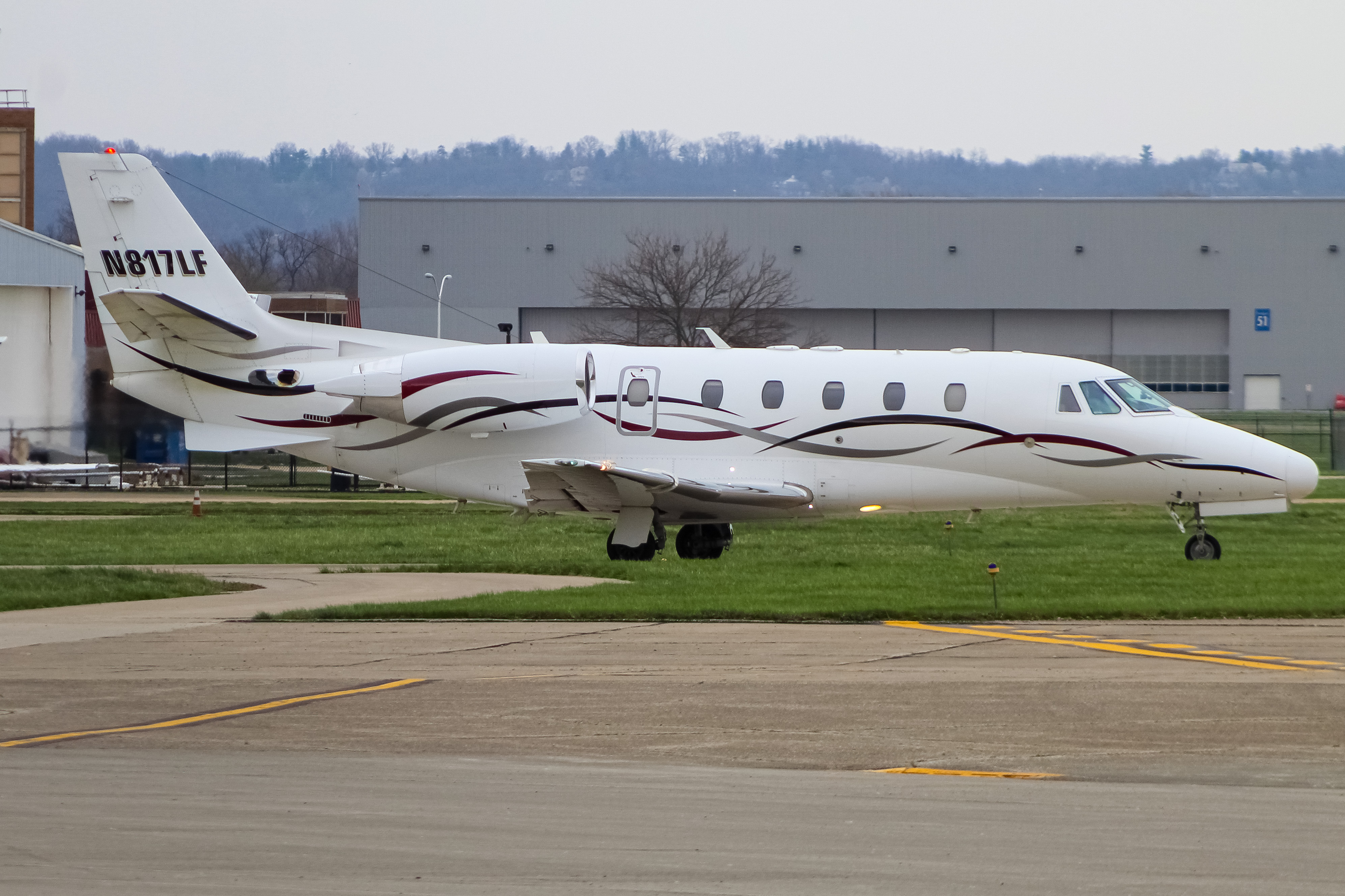 Full size: PRIVATE  Cessna Citation 560XL Excel N817LF at Cincinnati Municipal Airport/Lunken Field