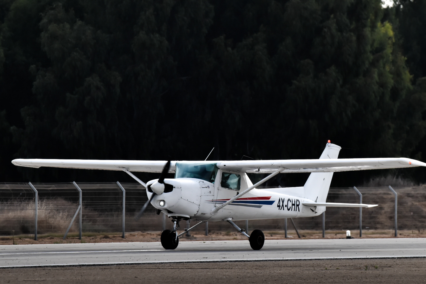 Full size: PRIVATE Cessna 172 4X-CHR at Herzliya Airport
