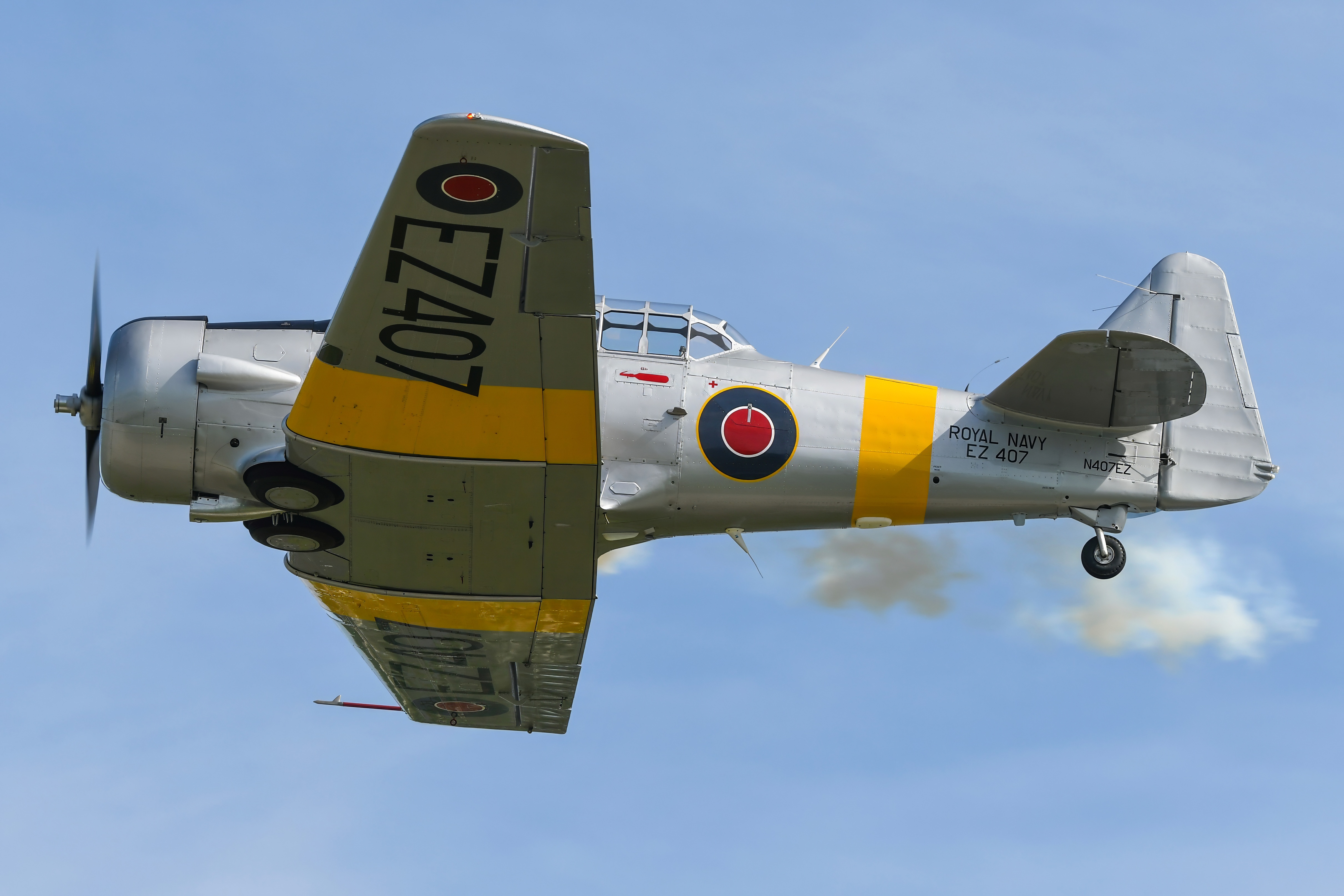 Full size: PRIVATE North American T-6 Texan N407EZ at Heritage Field Airport