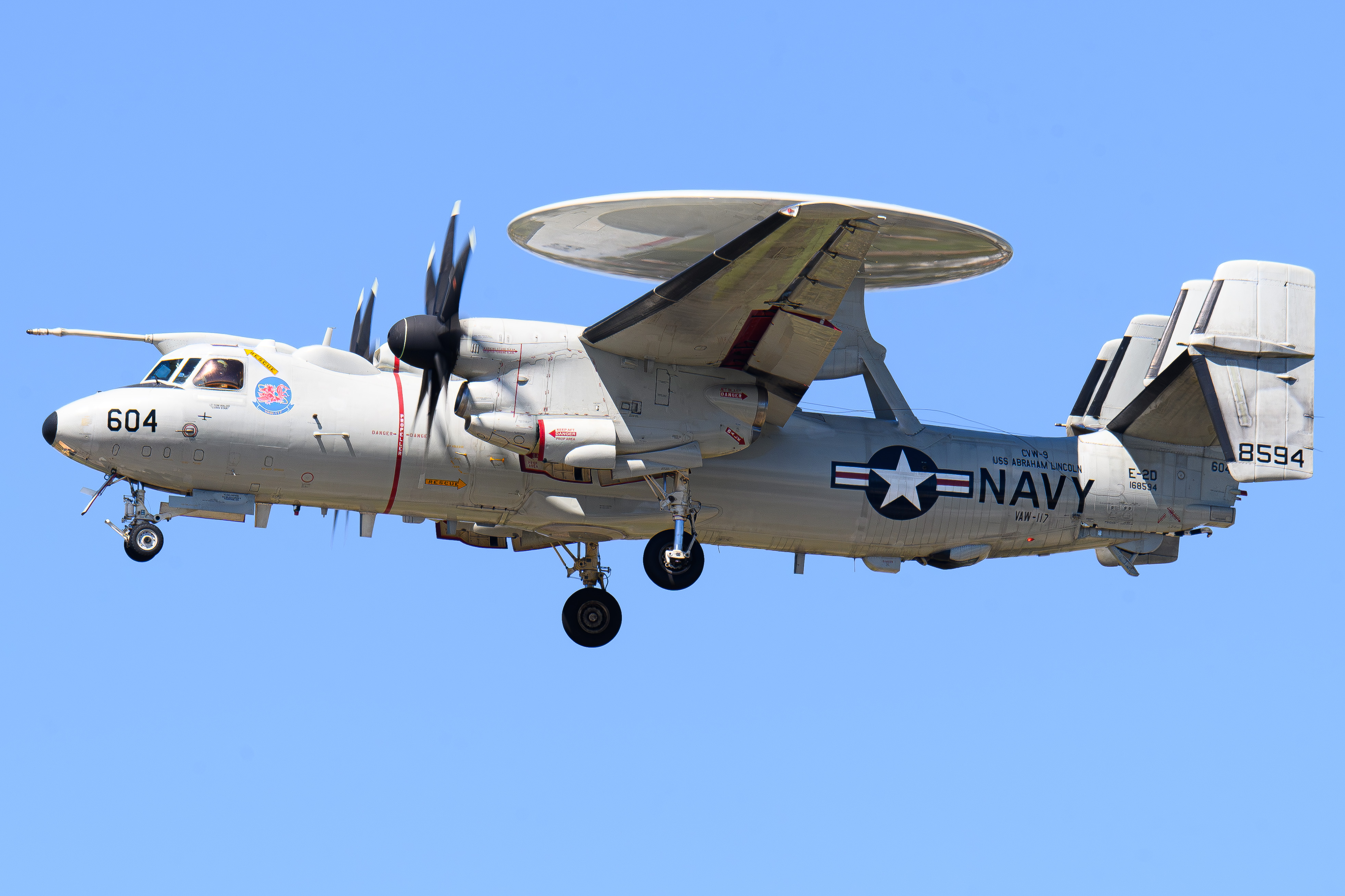 Full size: USN - United States Navy Nothrop Grumman E-2 Hawkeye 168594 at North Island NAS