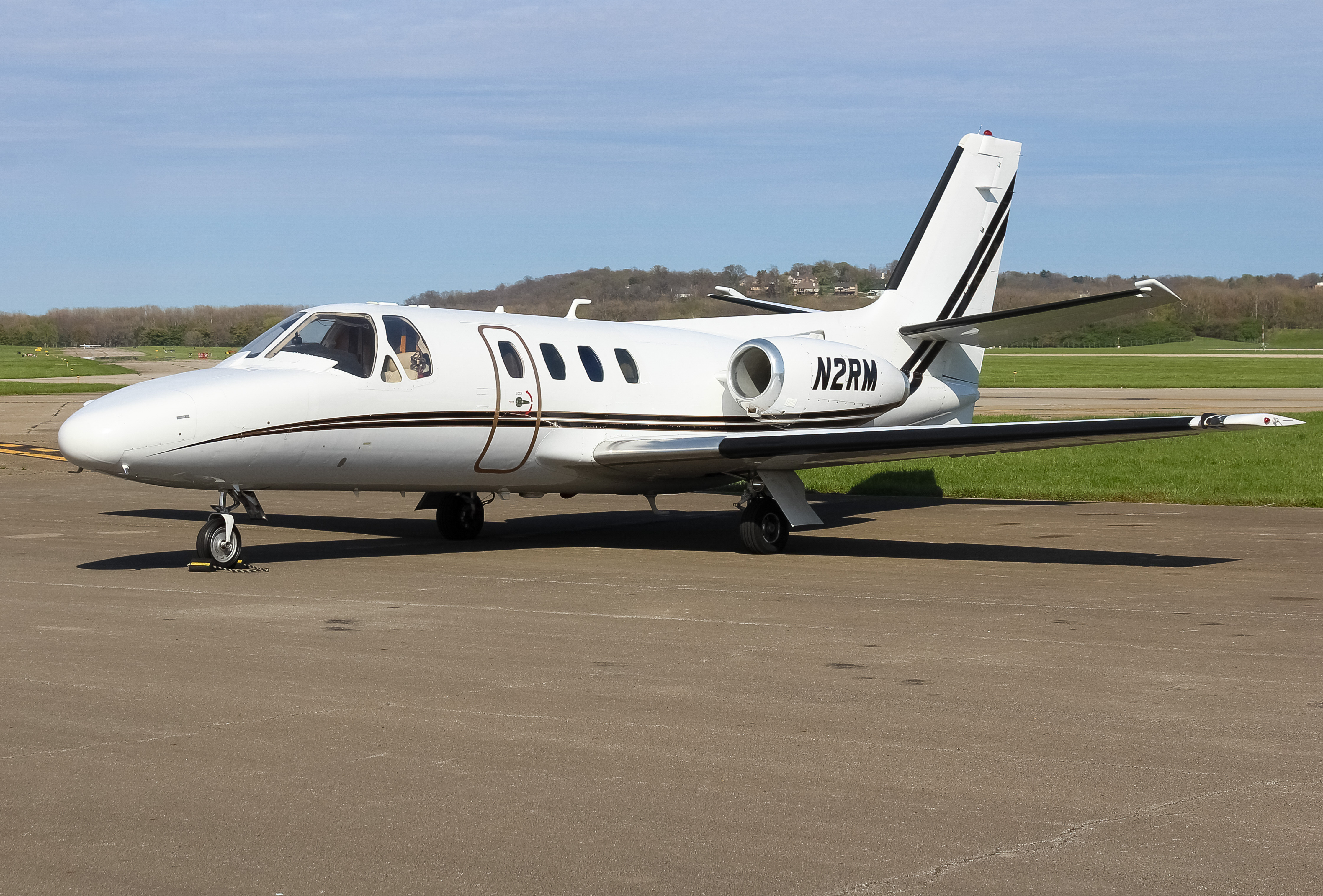 Full size: PRIVATE  Cessna Citation 500 N2RM at Cincinnati Municipal Airport/Lunken Field