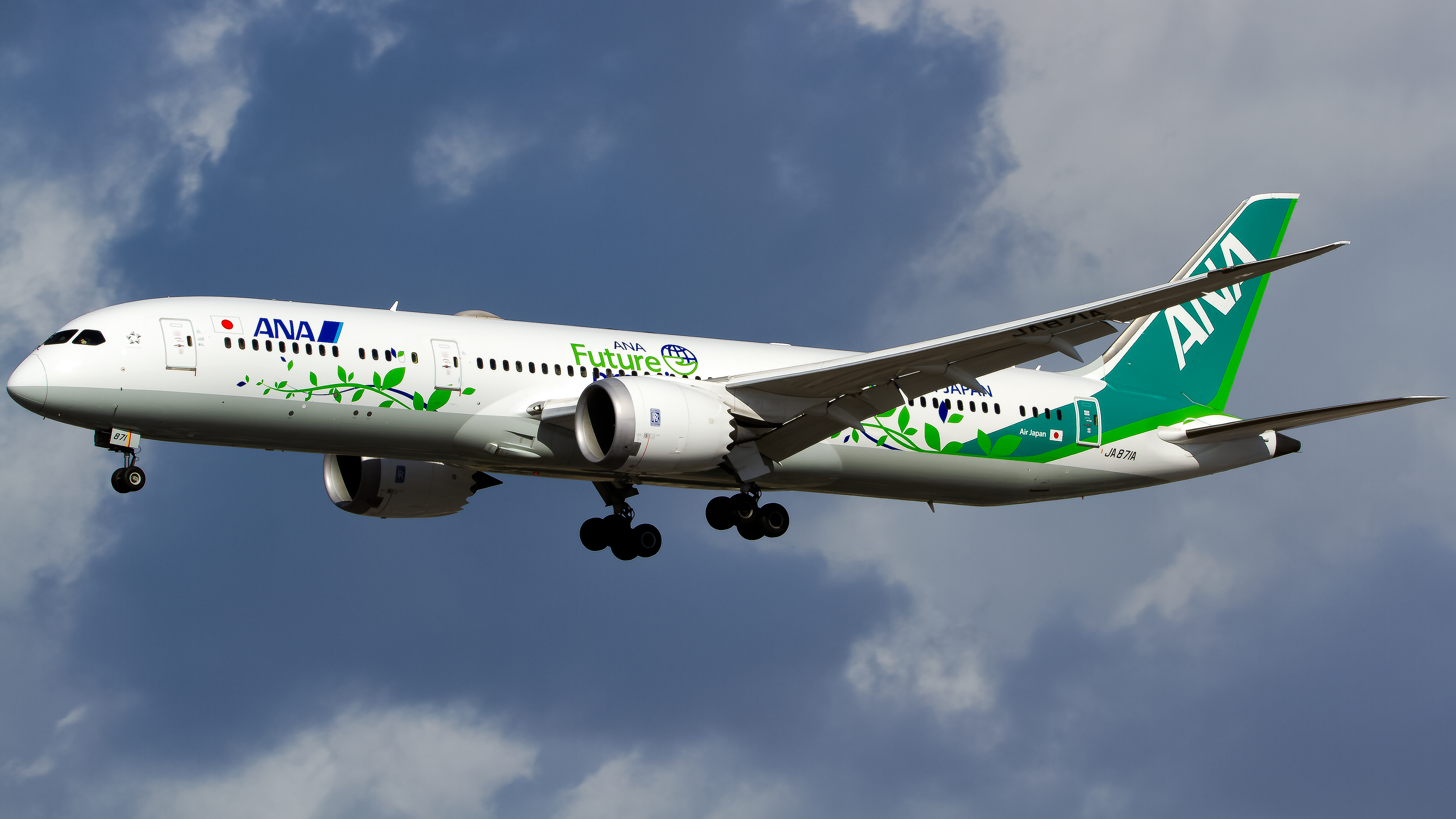 Full size: All Nippon Airways Boeing 787-9 JA871A at Los Angeles International Airport