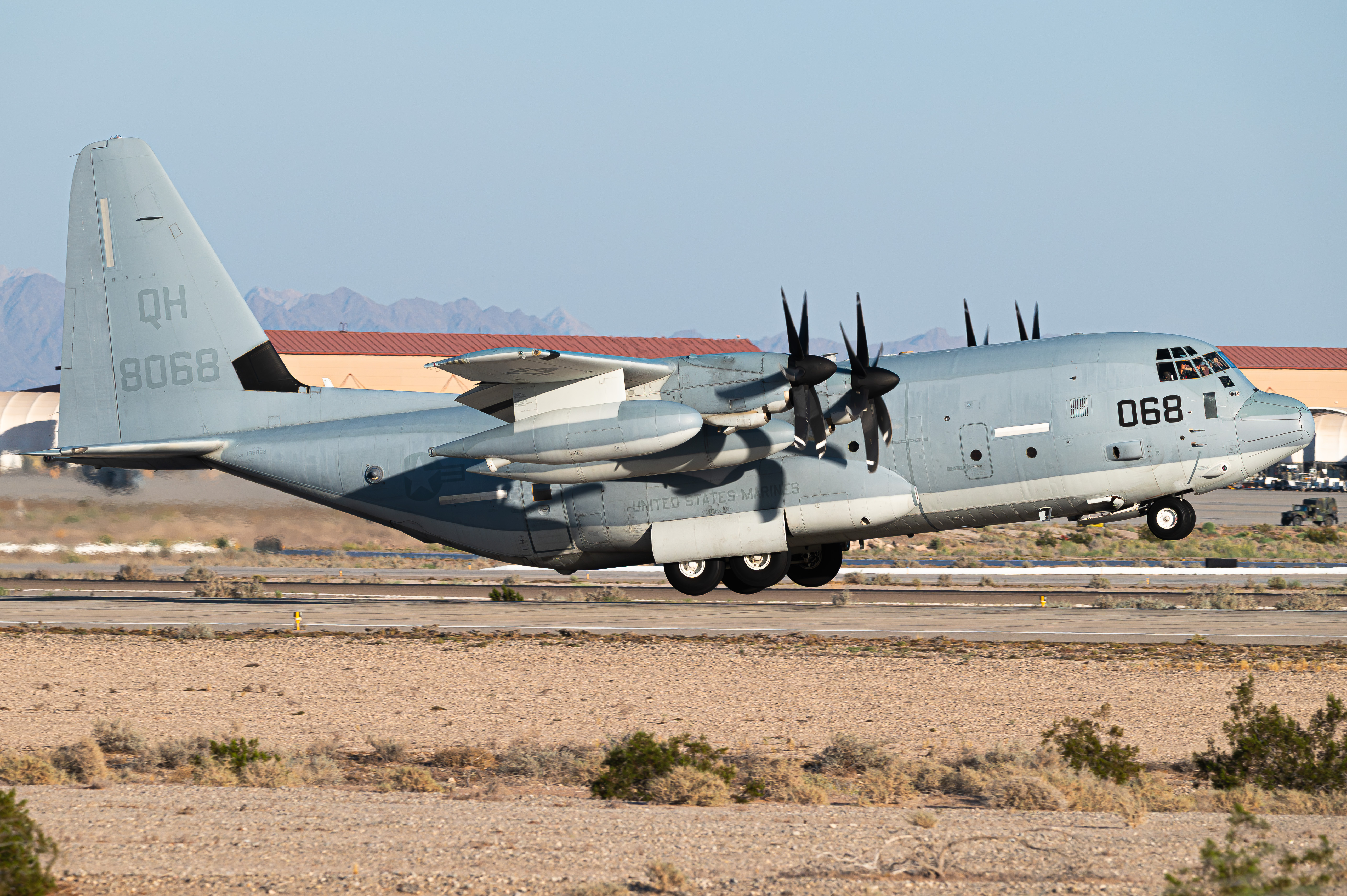 Full size: USMC - United States Marine Corp Lockheed Martin KC-130J Hercules 168068 at 