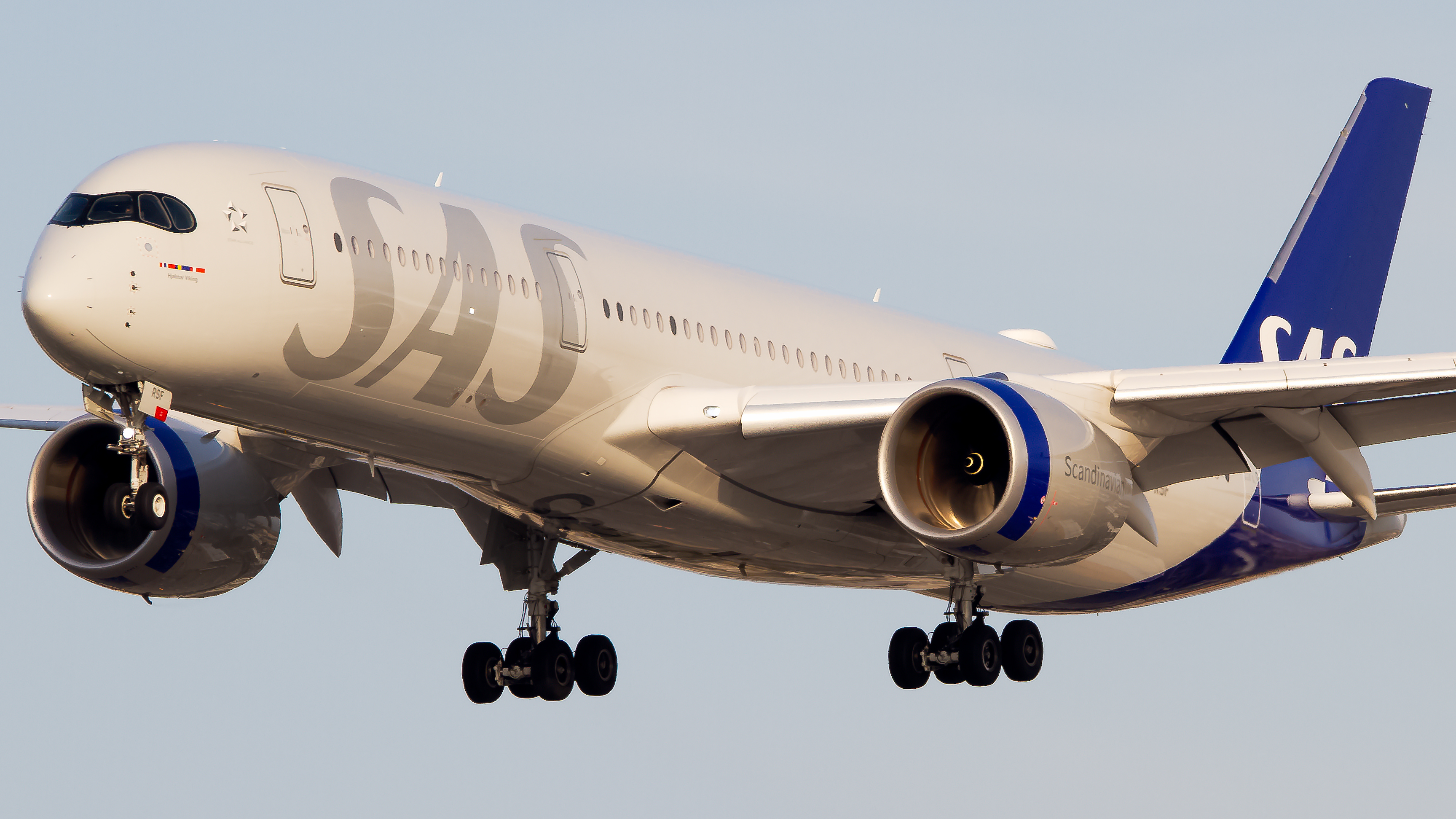 Full size: Scandinavian Airlines Airbus A350-900 SE-RSF at Los Angeles International Airport