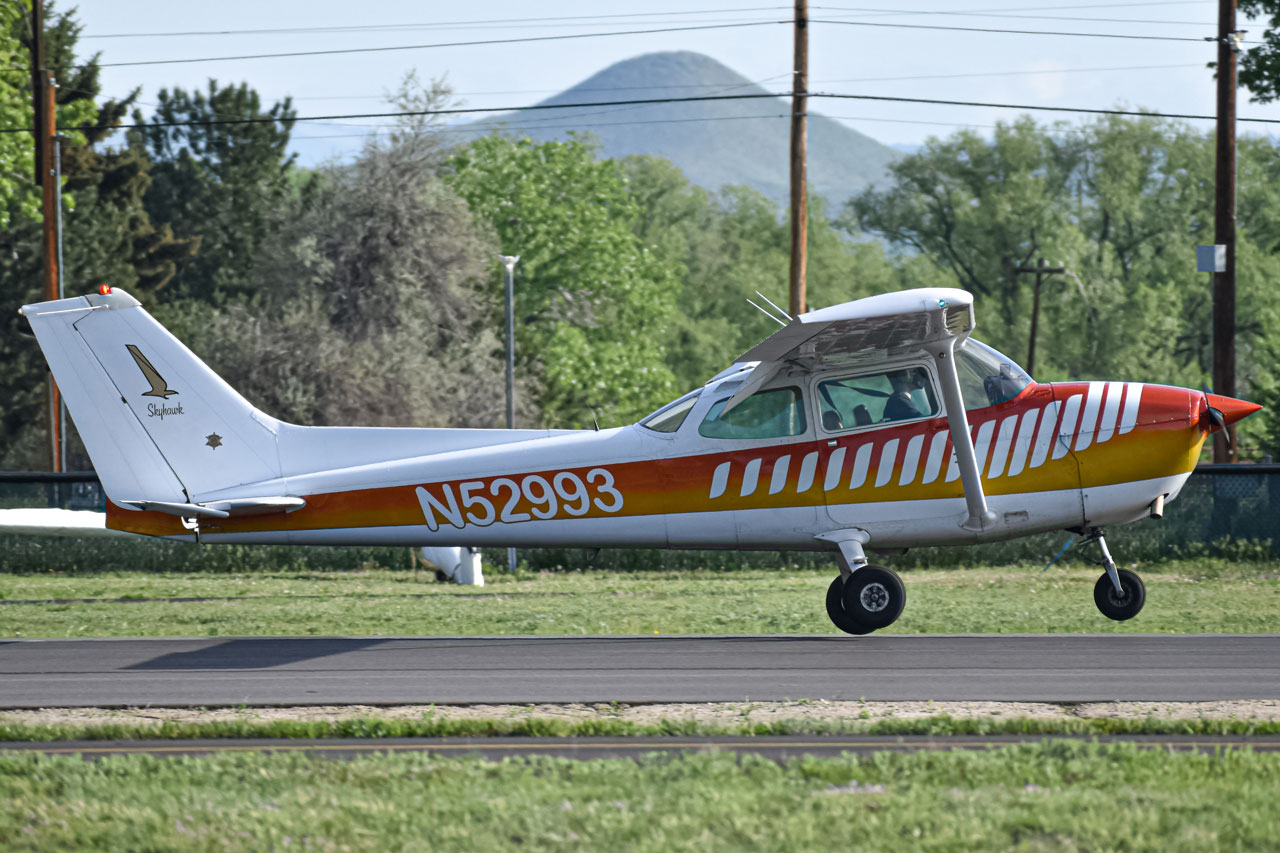 Full size: PRIVATE Cessna 175 Skyhawk N52993 at Boulder Municipal Airport