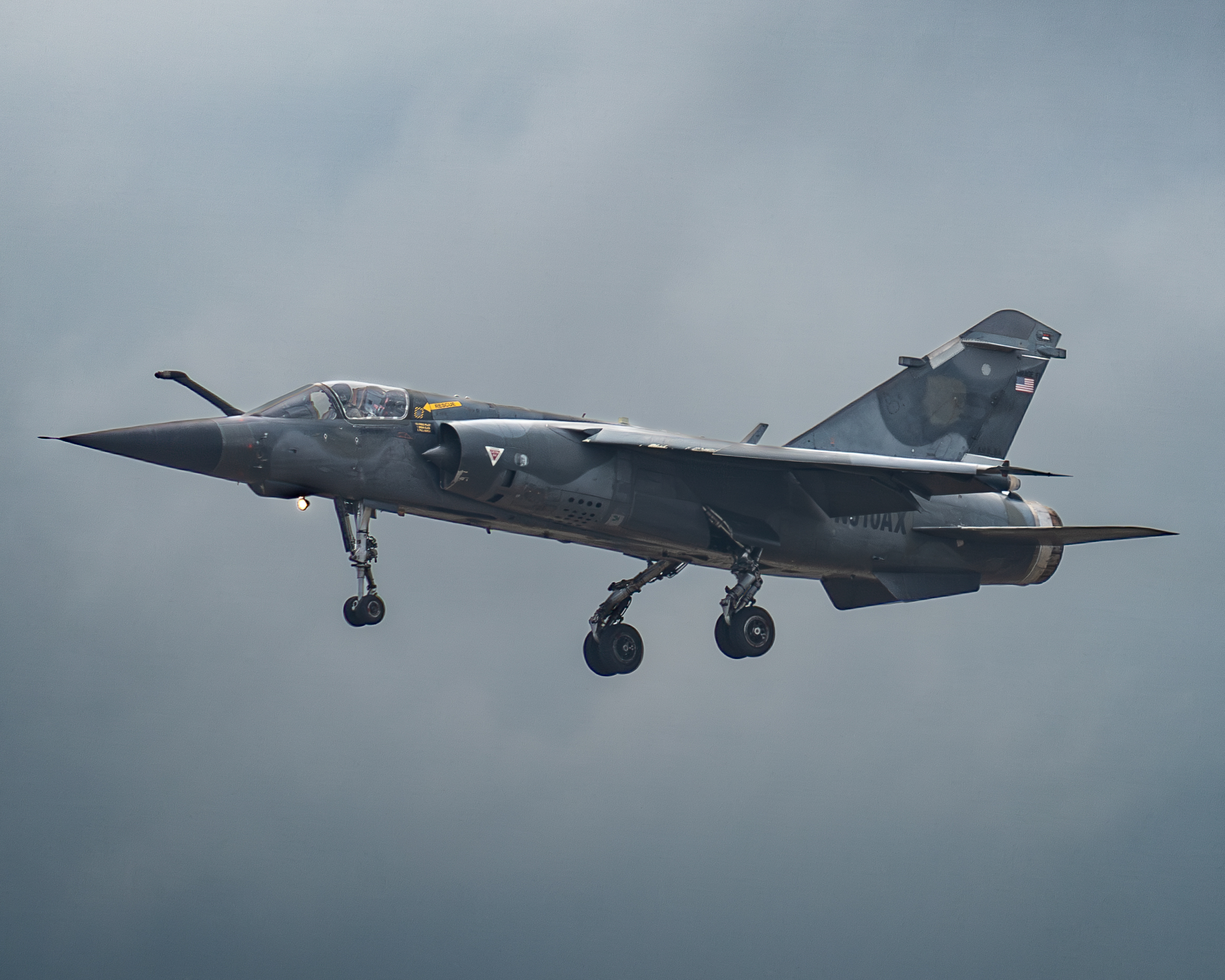 Full size: Airborne Tactical Advantage Company (ATAC) Dassault Mirage F1CT N610AX at Eglin Air Force Base/Destin-Fort Walton Beach Airport