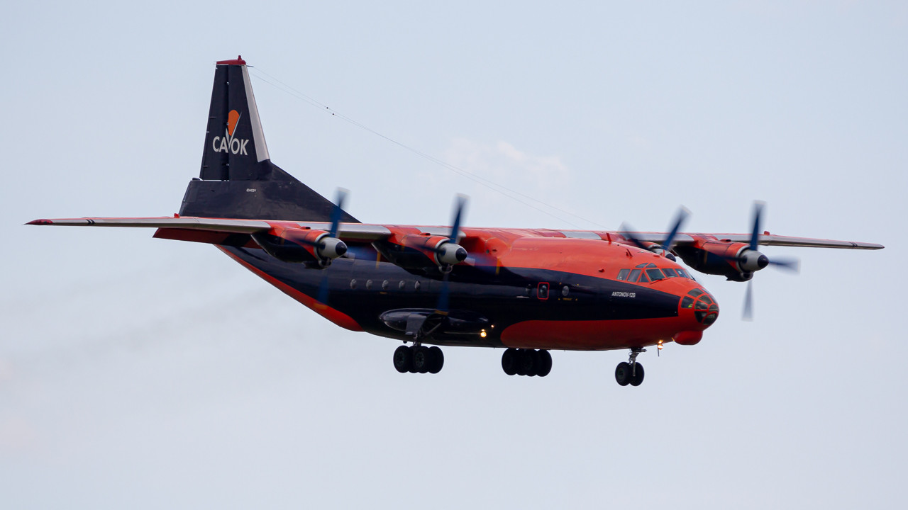 Full size: Cavok Air Antonov An-12 UR-CEZ at Rickenbacker International Airport