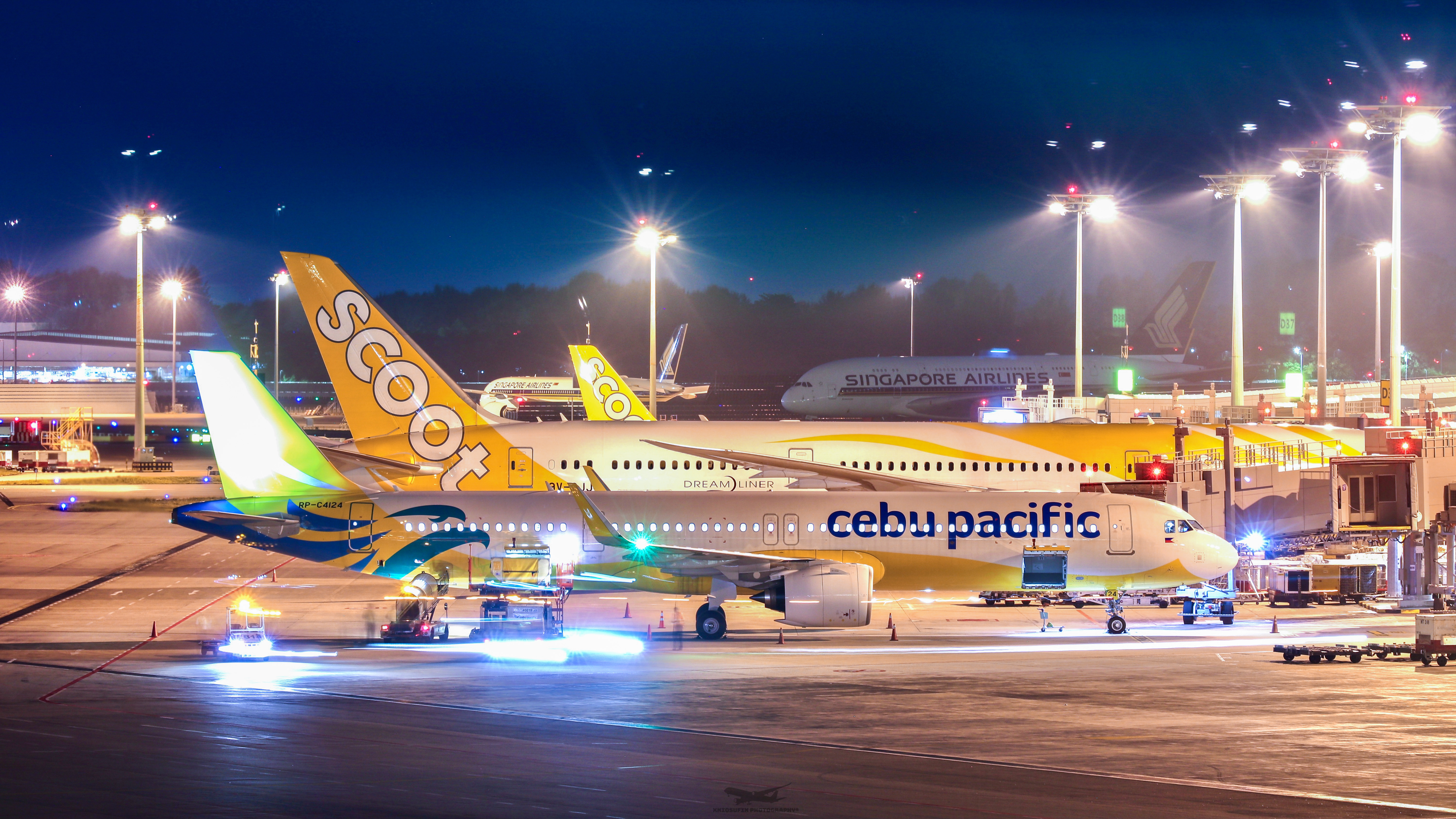 Full size: Cebu Pacific Airbus A321NEO RP-C4124 at Singapore-Changi Airport