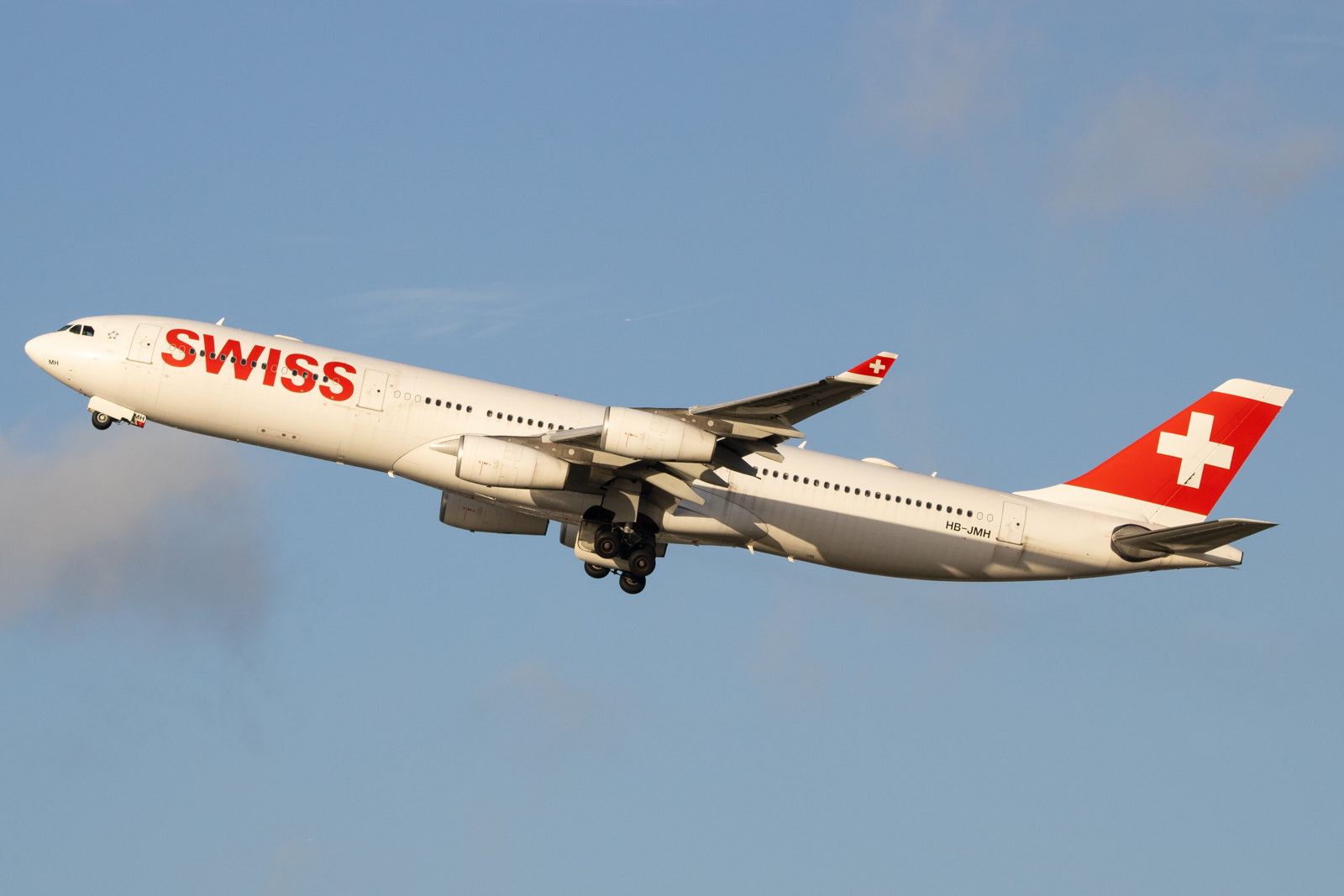 Full size: Swiss International Air Lines Airbus A330-300 HB-JHM at London Heathrow International Airport