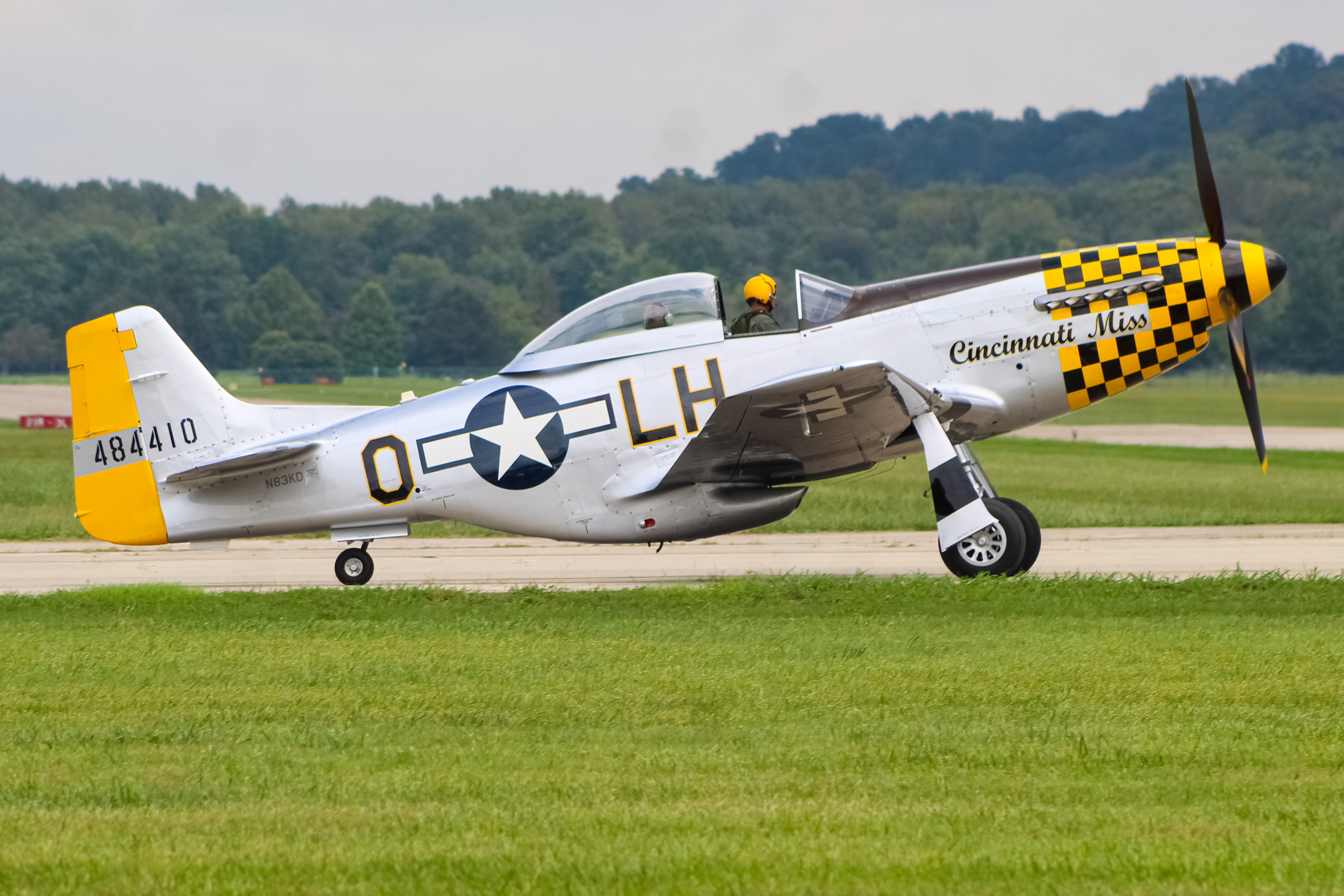 Full size: PRIVATE North American P-51 Mustang N83KD at Cincinnati Municipal Airport/Lunken Field