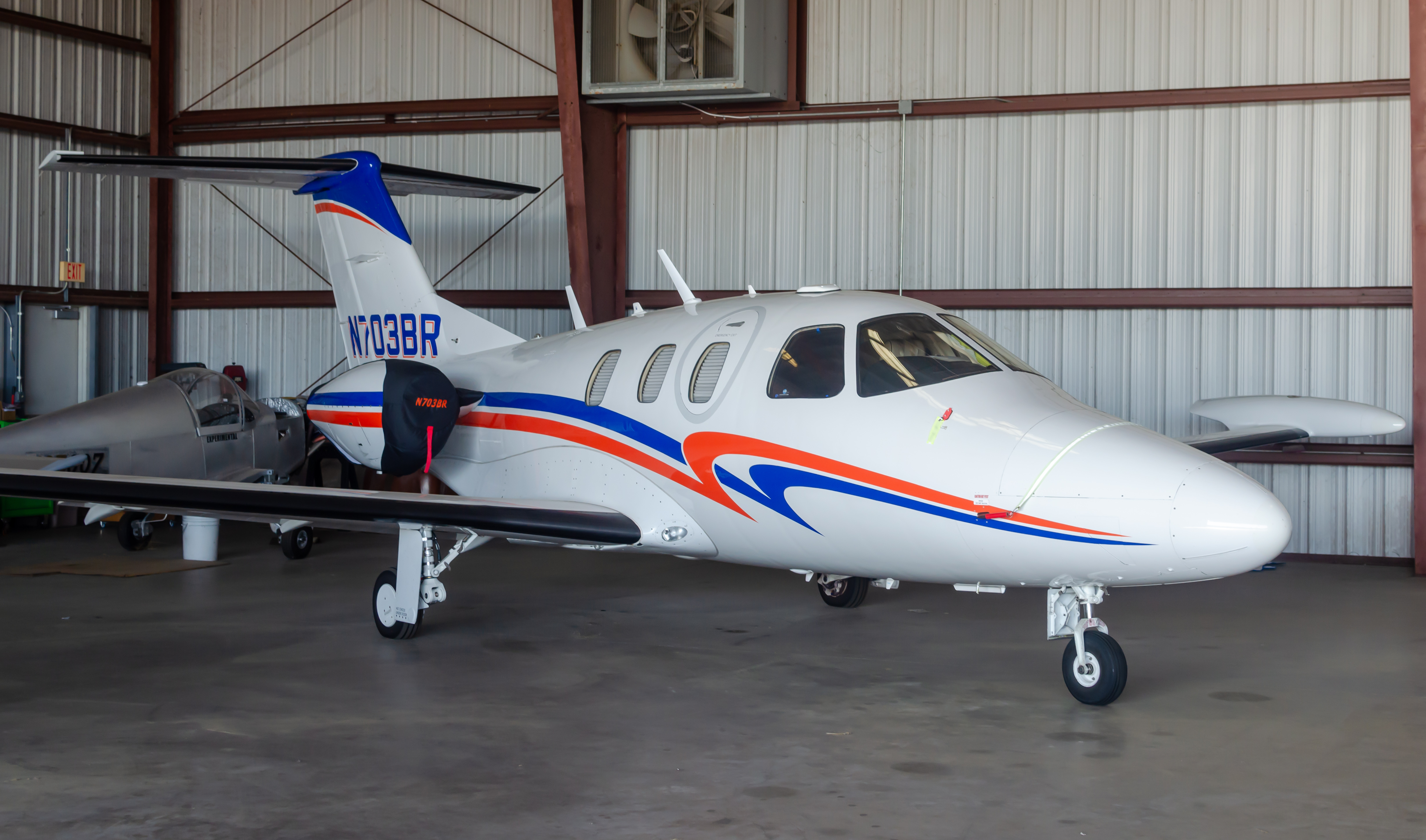 Full size: PRIVATE Eclipse EA-500 N703BR at Pensacola International Airport