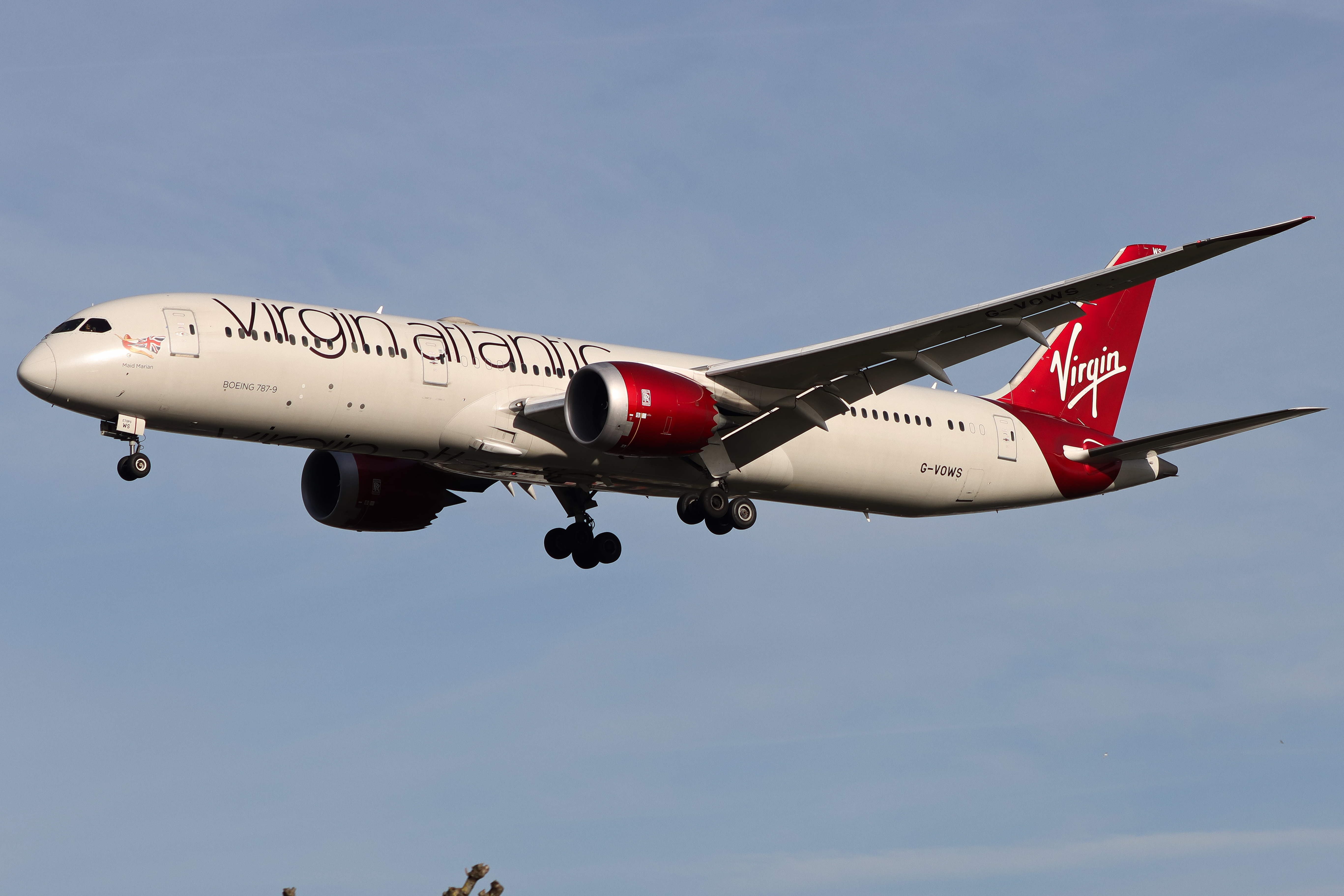 Full size: Virgin Atlantic Boeing 787-9 G-VOWS at London Heathrow International Airport