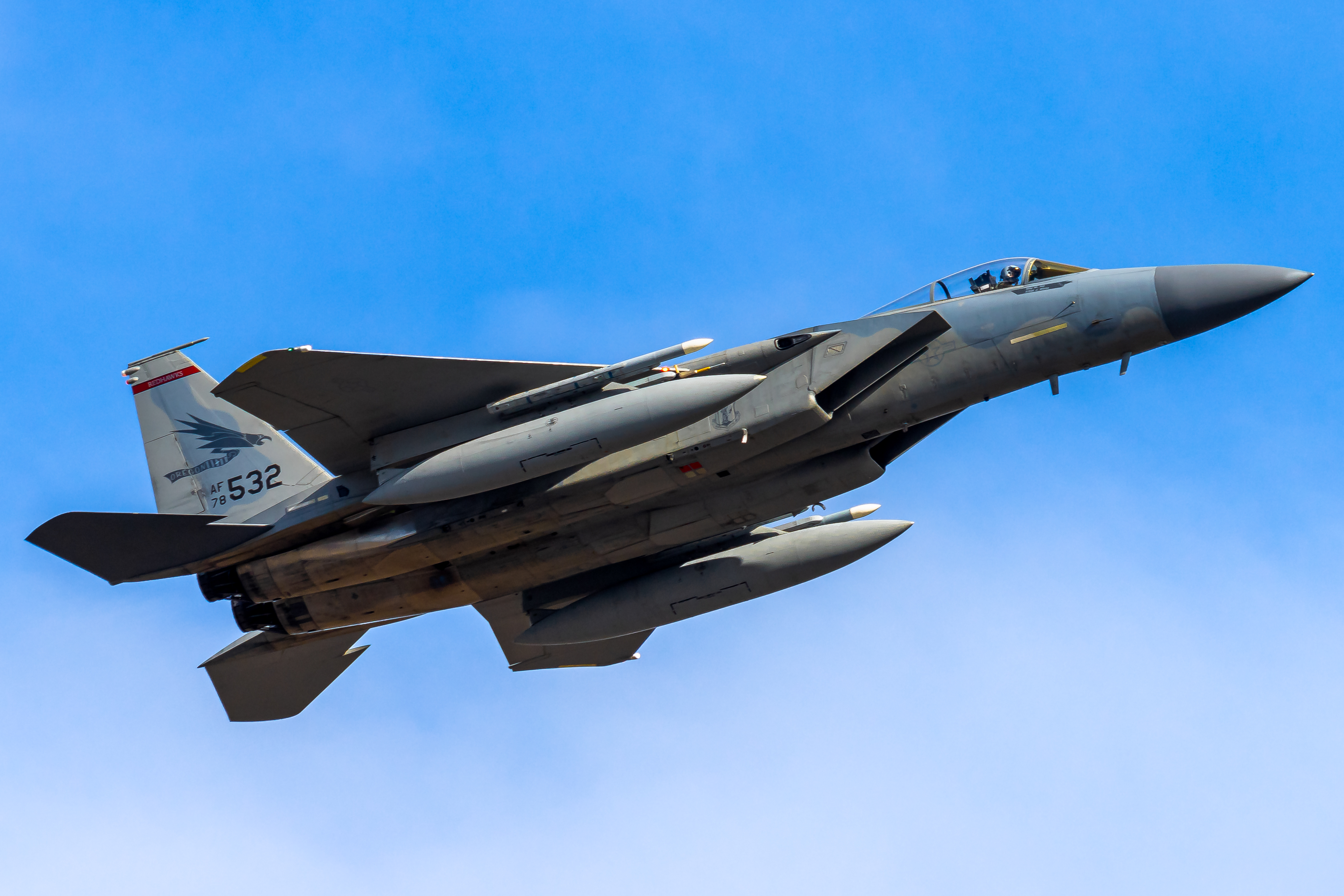 Full size: United States Air Force McDonnell Douglas F-15 Eagle 78-0532 at Roberts Field Airport