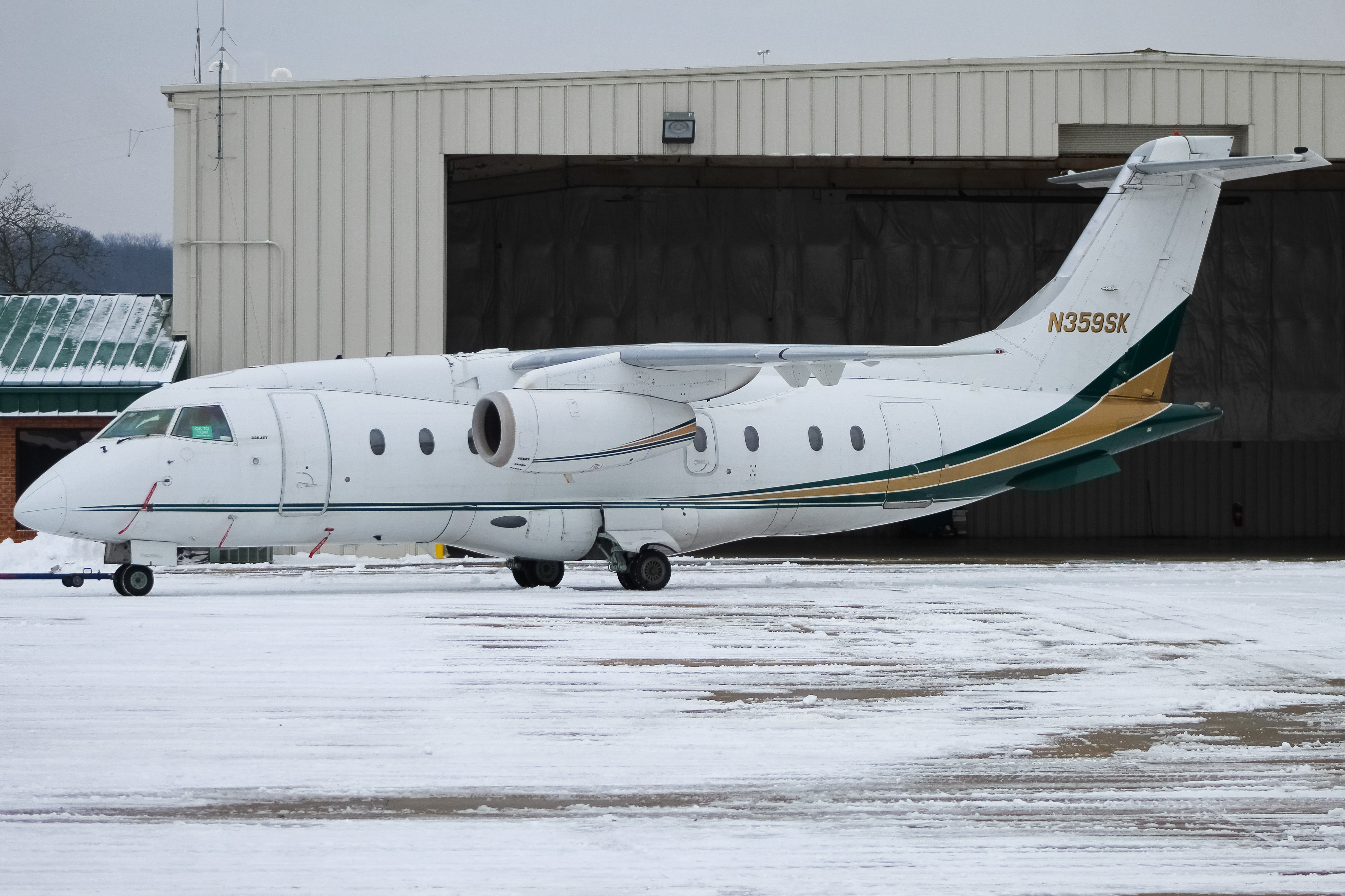 Full size: Ultimate Jet Charter Dornier 328JET N359SK at Cincinnati Municipal Airport/Lunken Field