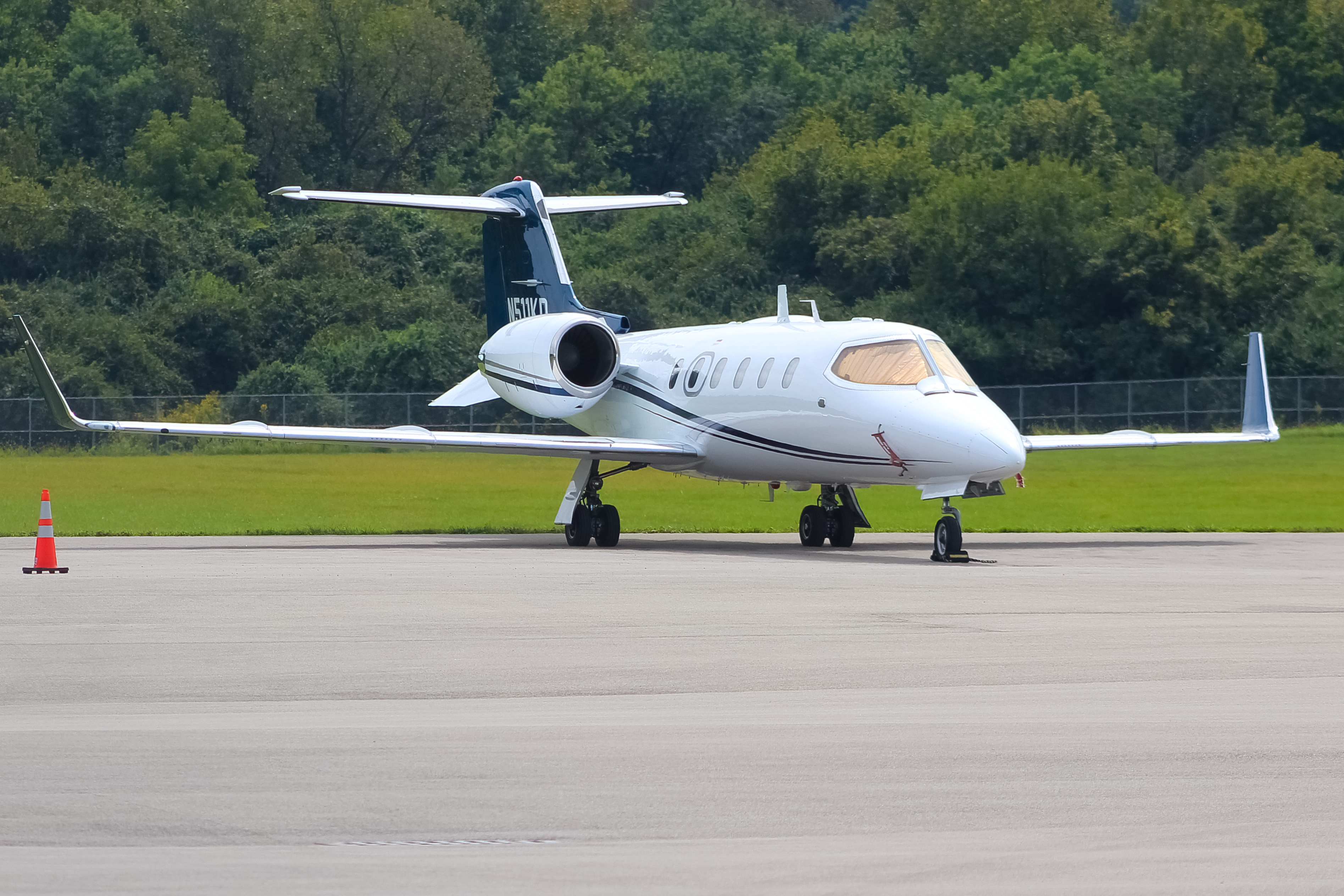 Full size: PRIVATE  Learjet 35 N511KD at Cincinnati Municipal Airport/Lunken Field