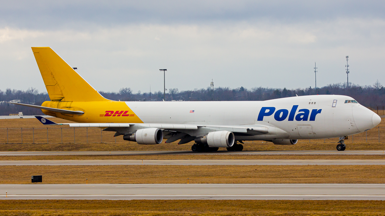 Full size: Polar Air Boeing 747-400F N454PA at Cincinnati/Northern Kentucky International Airport
