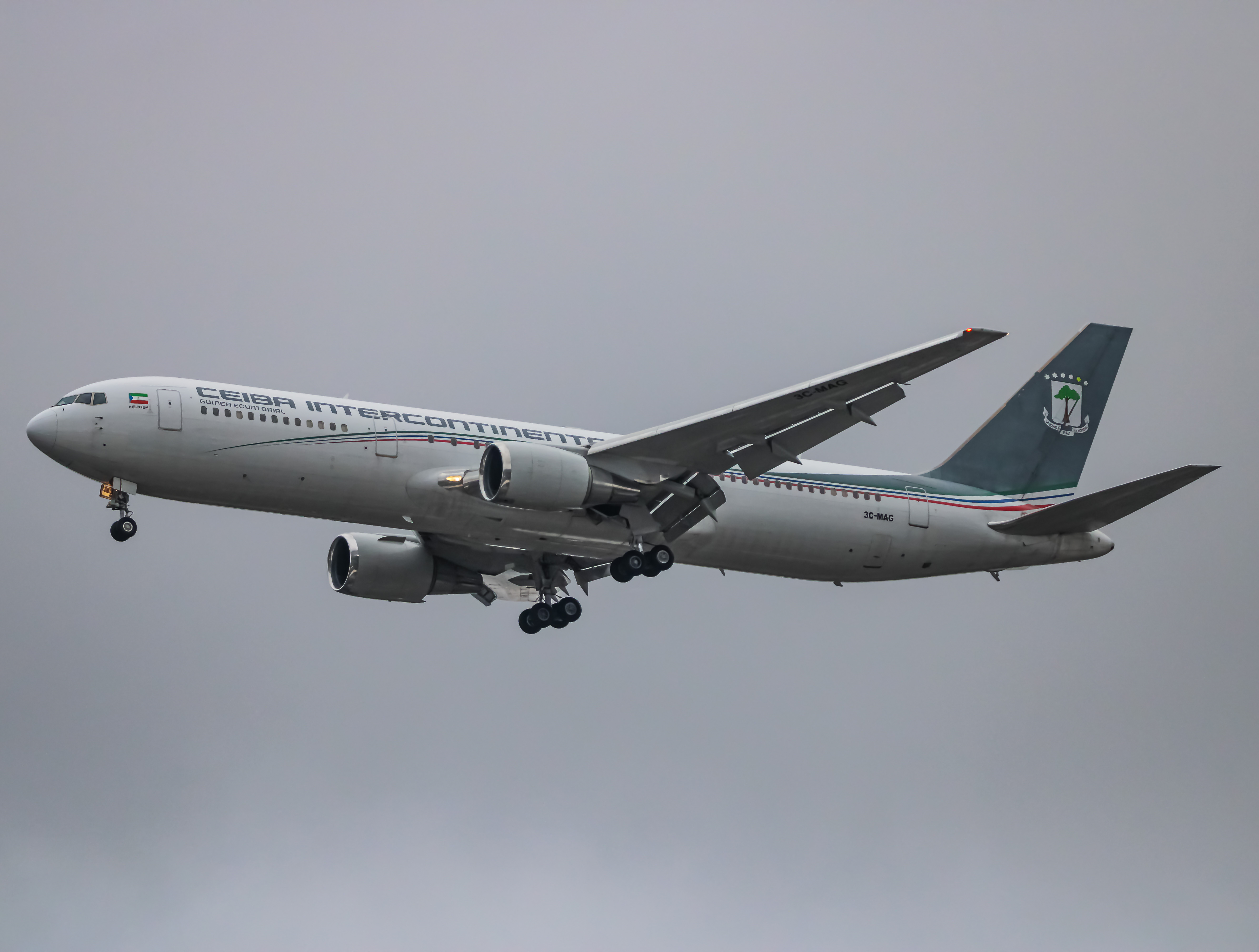 Full size: Ceiba International Boeing 767-300ER 3C-MAG at Joint Base Andrews