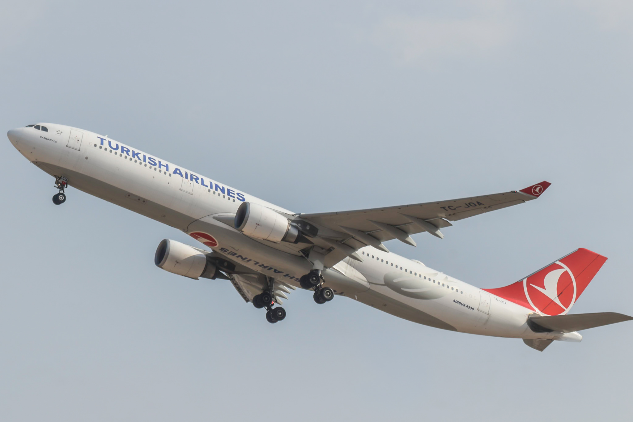 Full size: Turkish Airlines Airbus A330-300 TC-JOA at Tel Aviv-Ben Gurion Airport