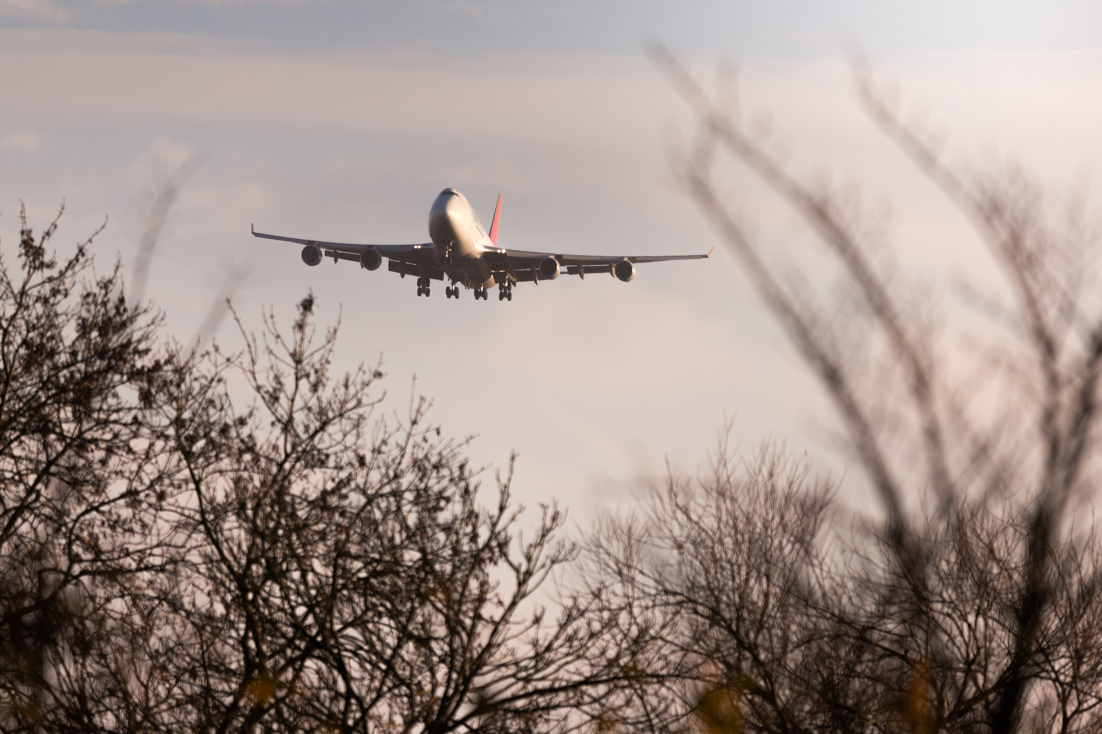 Full size: One Air Boeing 747-400BCF G-UNET at London Heathrow International Airport