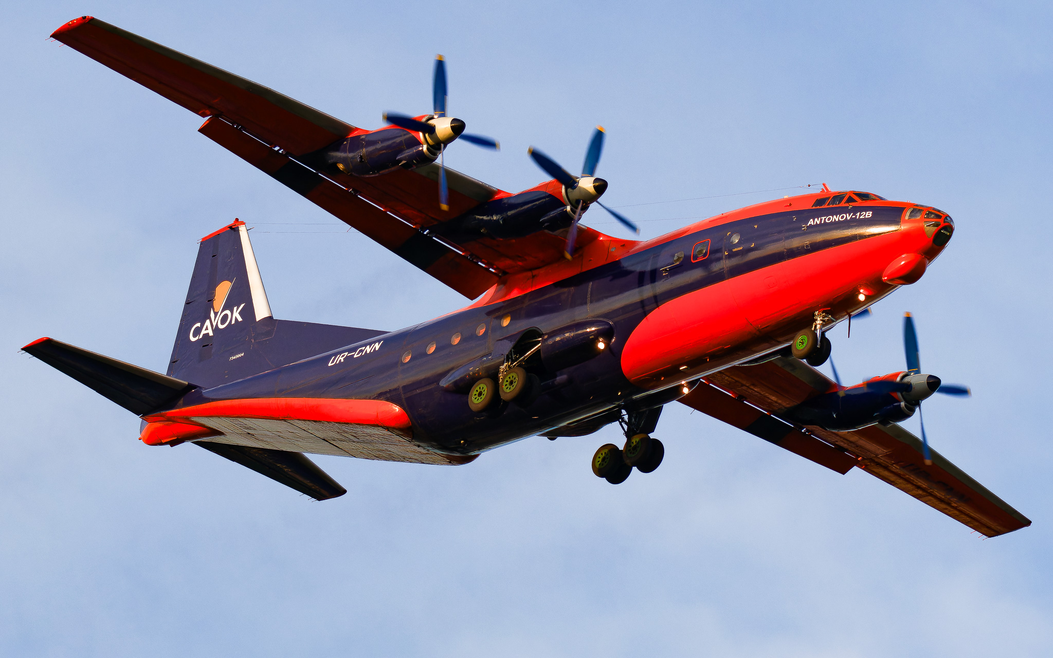 Full size: Cavok Air Antonov An-12 UR-CNN at Orlando International Airport