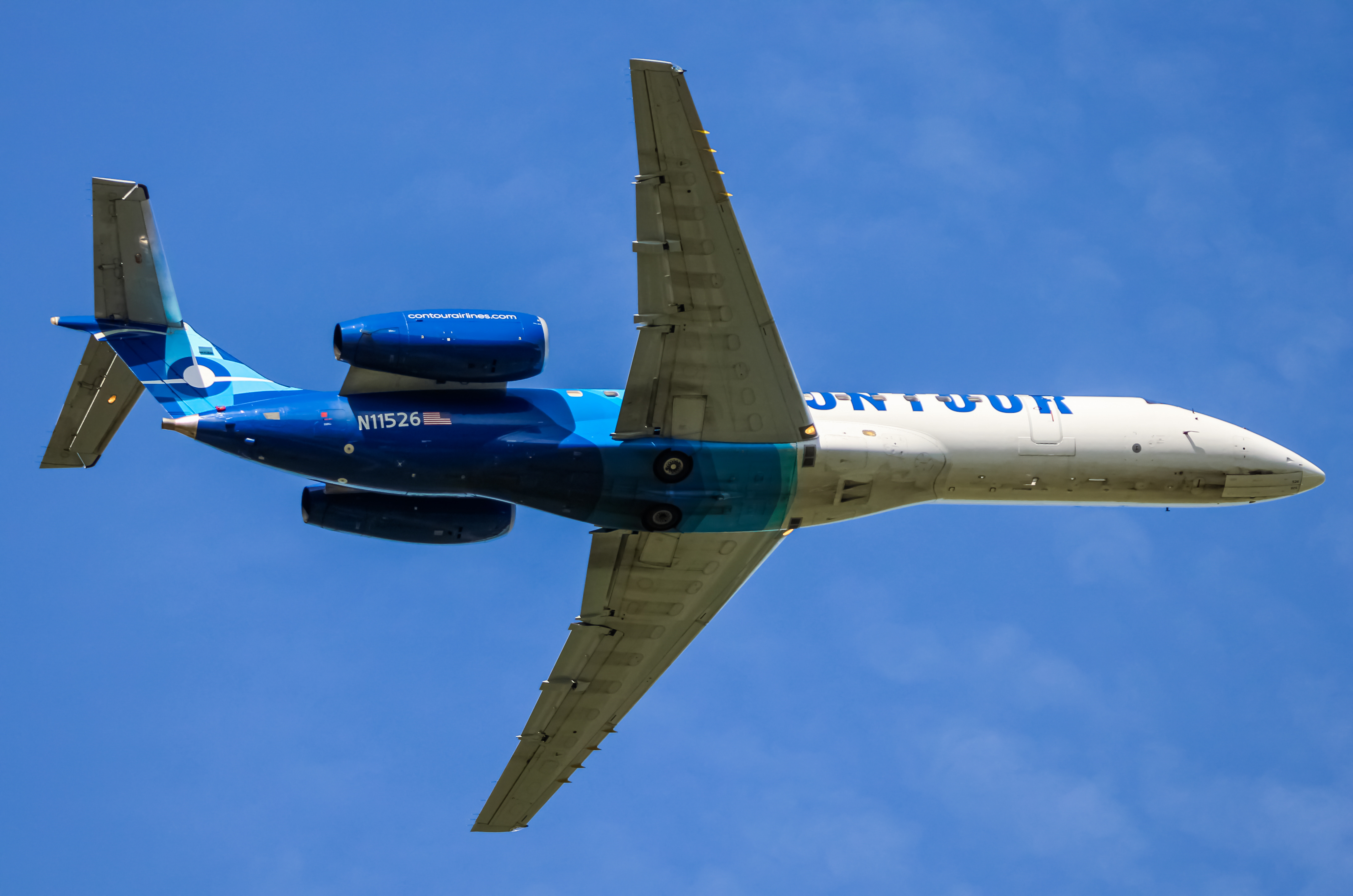 Full size: Contour Aviation Embraer ERJ135 N11526 at Baltimore/Washington International Thurgood Marshall Airport