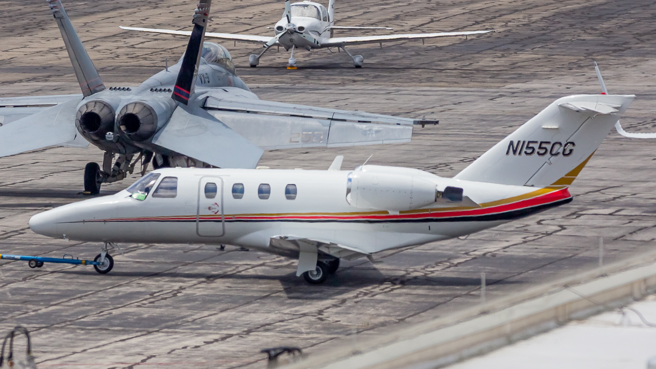 Full size: PRIVATE Cessna Citation 525 N155CG at John Glenn Columbus International Airport