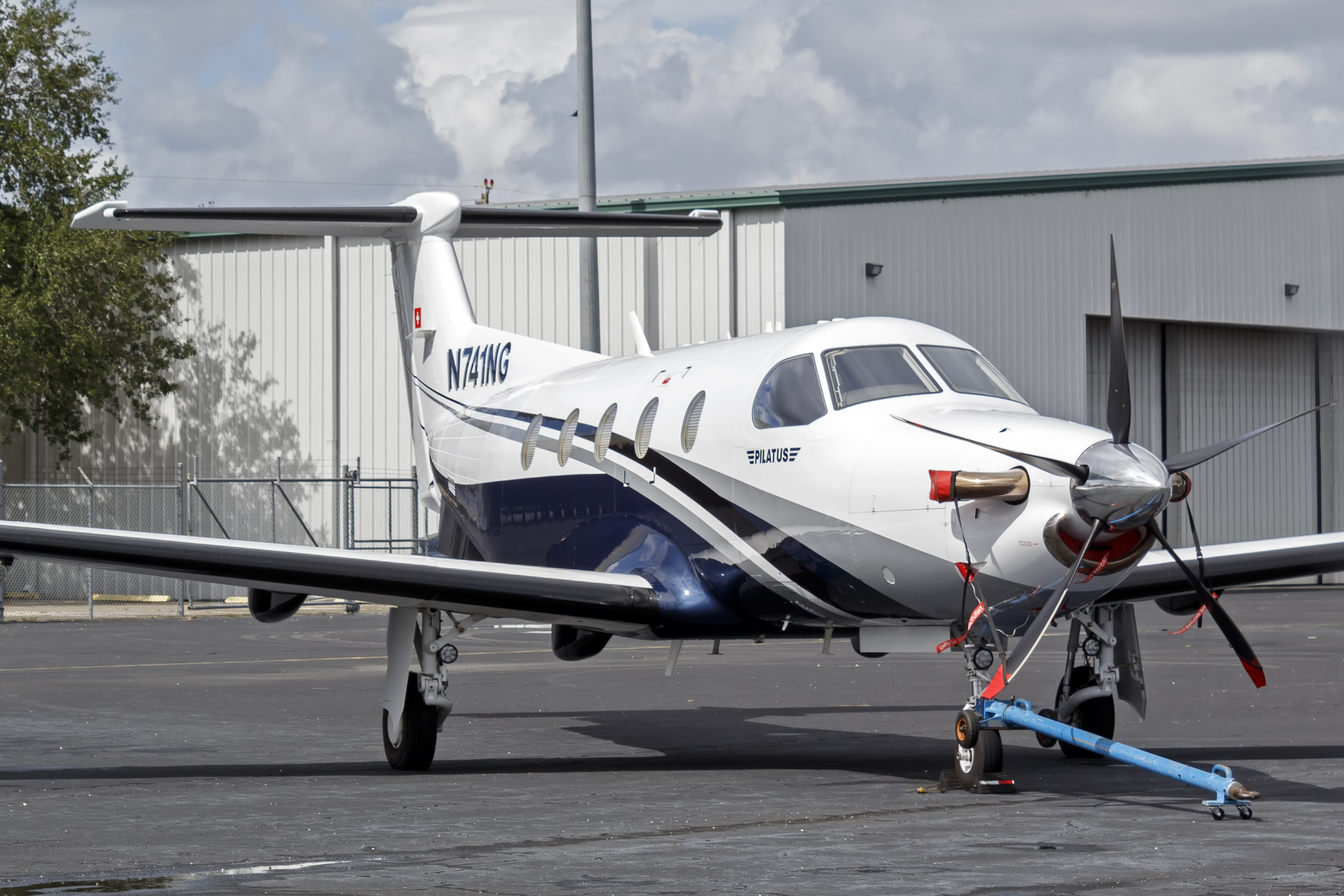 Full size: PRIVATE Pilatus PC-12 N741NG at Executive Airport