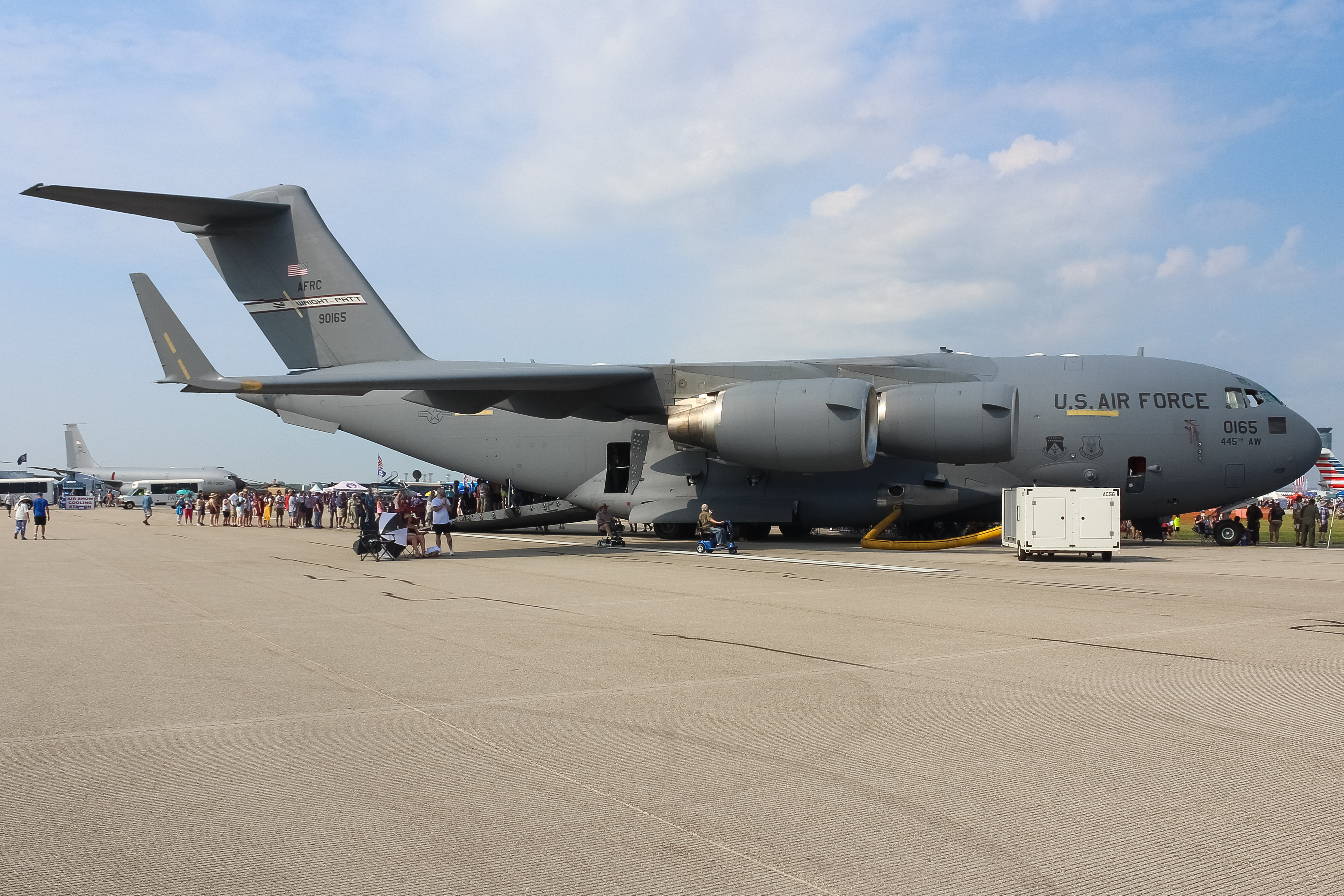 Full size: USAF - United States Air Force Boeing C-17 Globemaster III 99-0165 at James M Cox Dayton International Airport