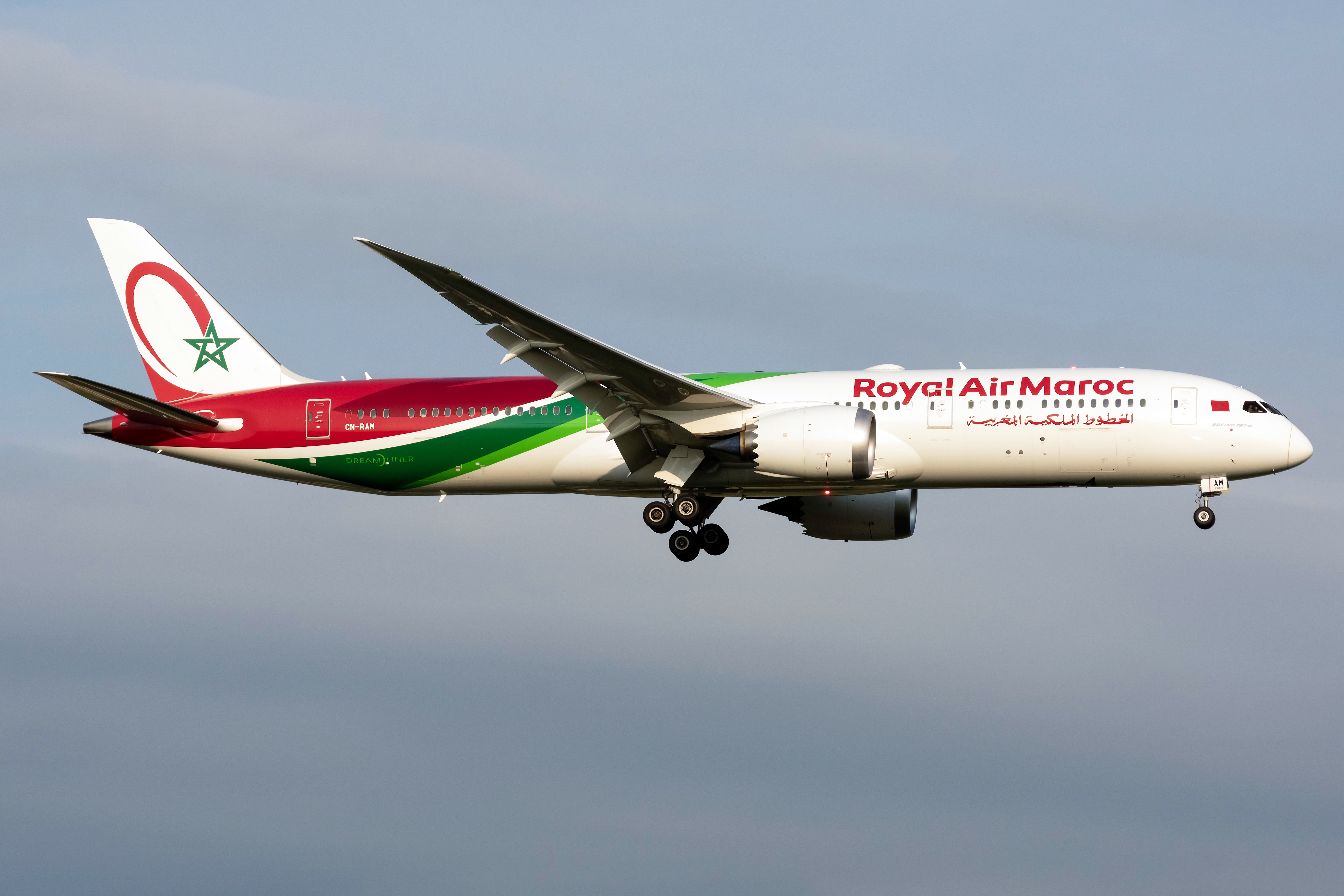 Full size: Royal Air Maroc Boeing 787-9 CN-RAM at John F. Kennedy International Airport