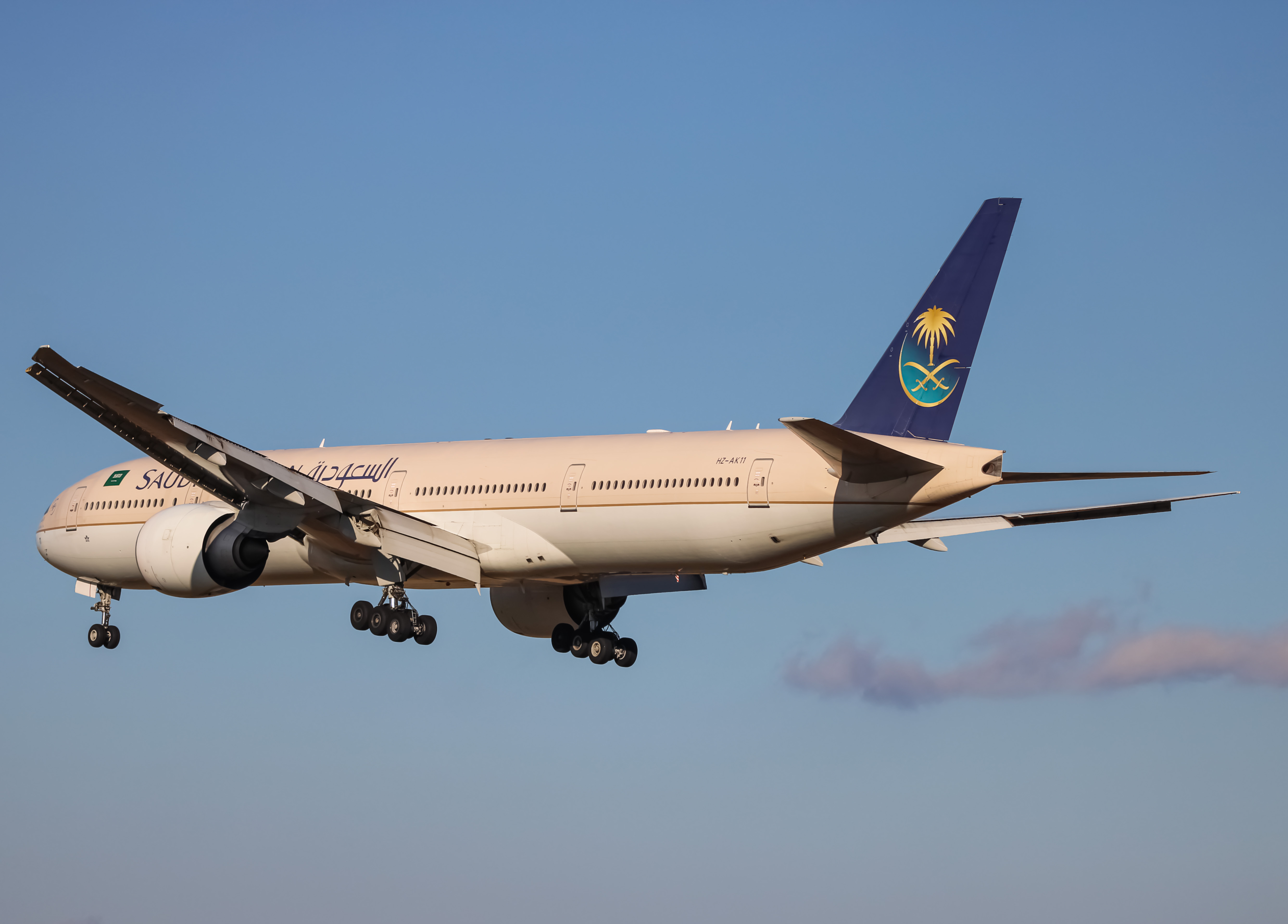 Full size: Saudia Boeing 777-300ER HZ-AK11 at Washington Dulles International Airport