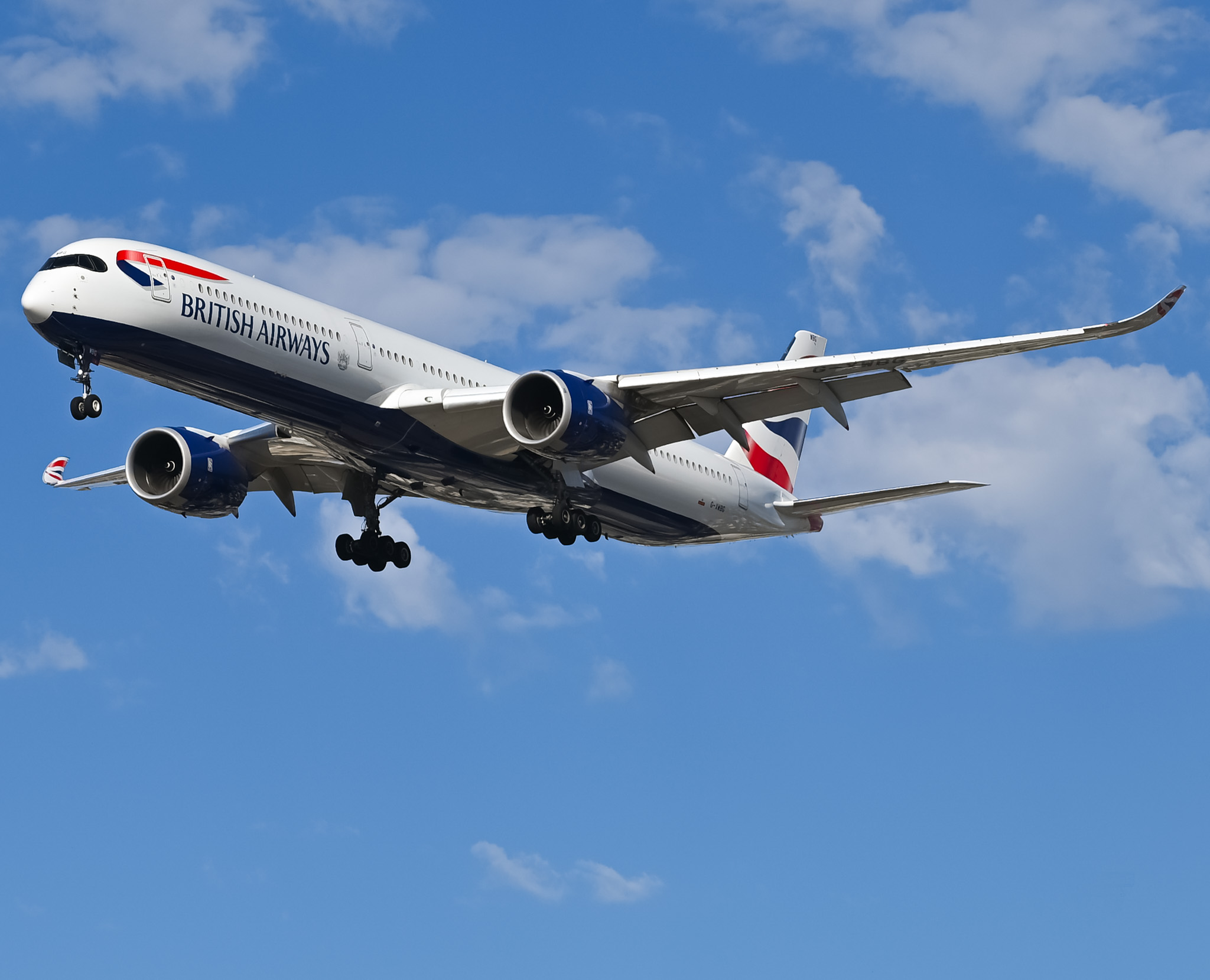 Full size: British Airways Airbus A350-1000 G-XWBG at San Diego International Airport