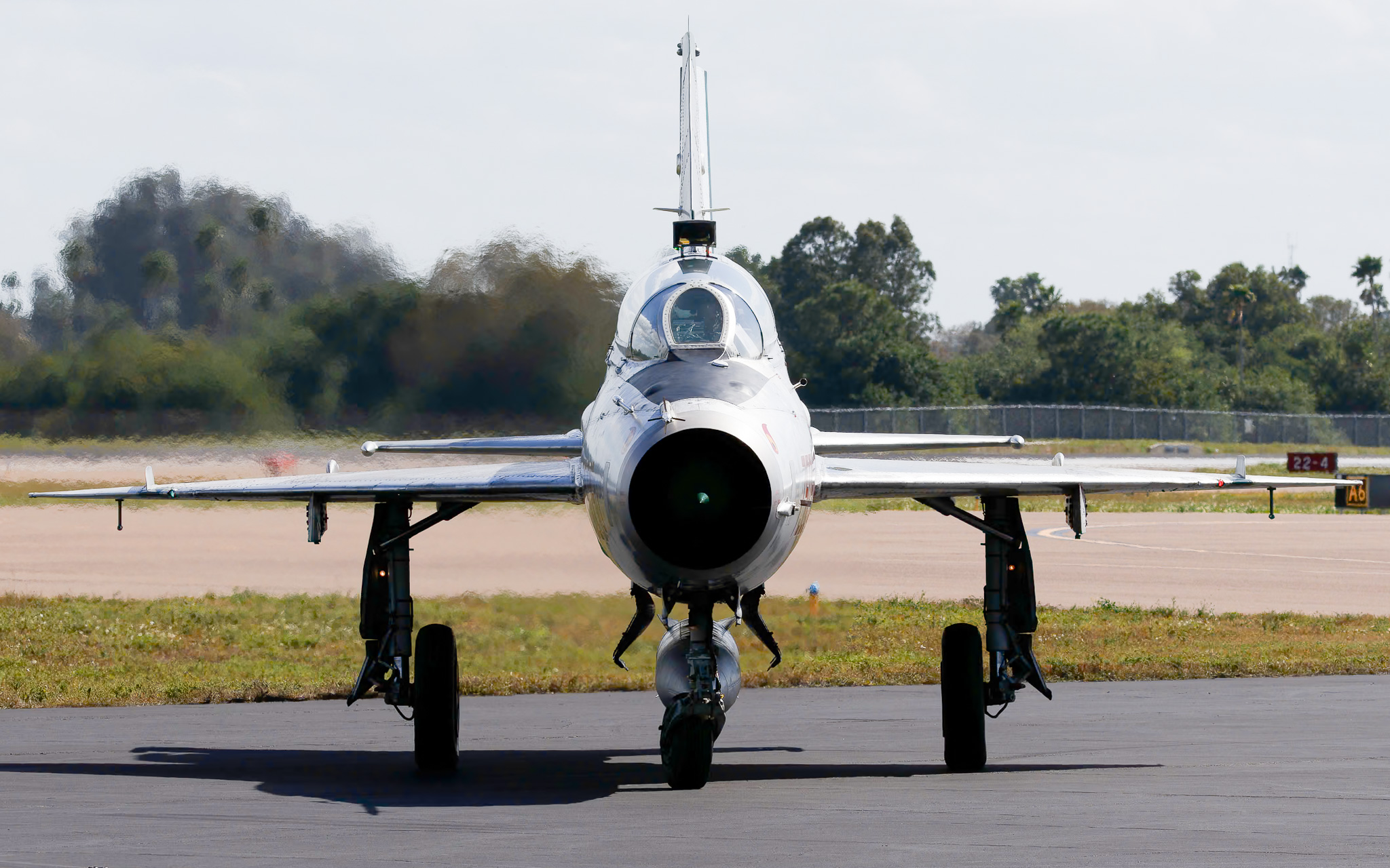 Full size: Aurora Aerospace Mikoyan-Gurevich MiG-21 Fishbed N711MG at St. Petersburg Clearwater International Airport