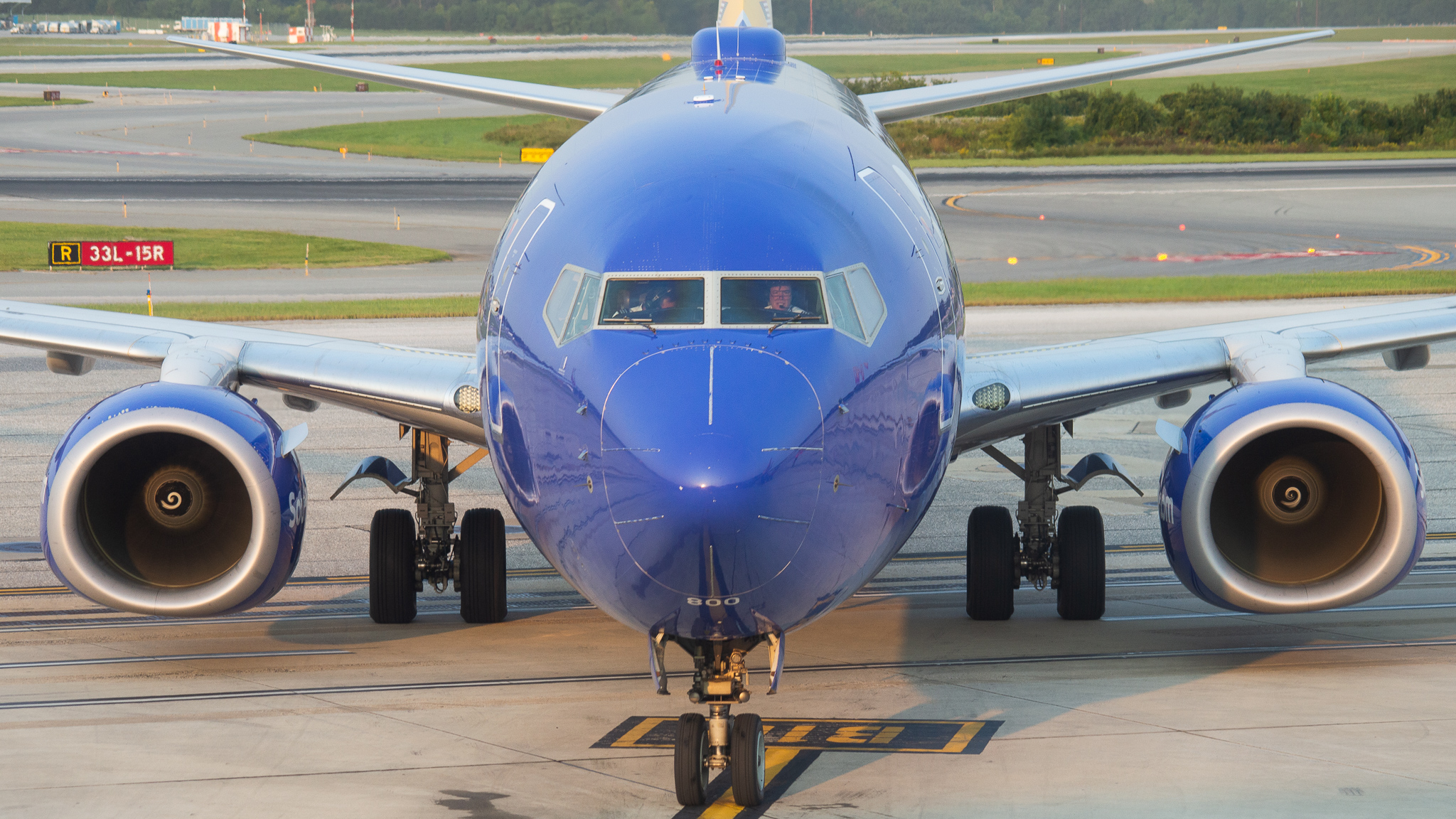 Full size: Southwest Airlines Boeing 737-800 N8545V at Baltimore/Washington International Thurgood Marshall Airport