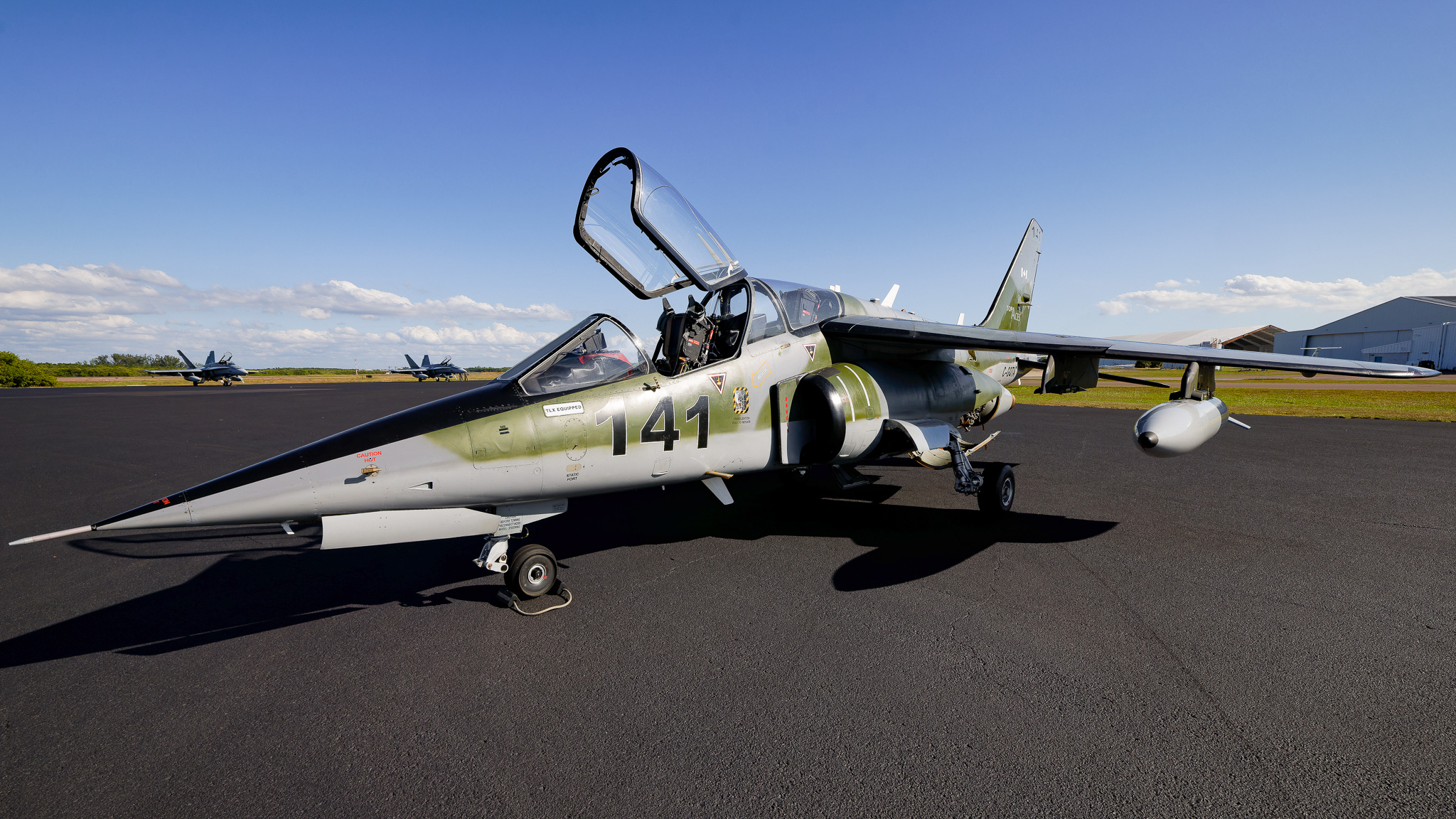 Full size: TopAces Dornier Alpha Jet C-GQTA at St. Petersburg Clearwater International Airport