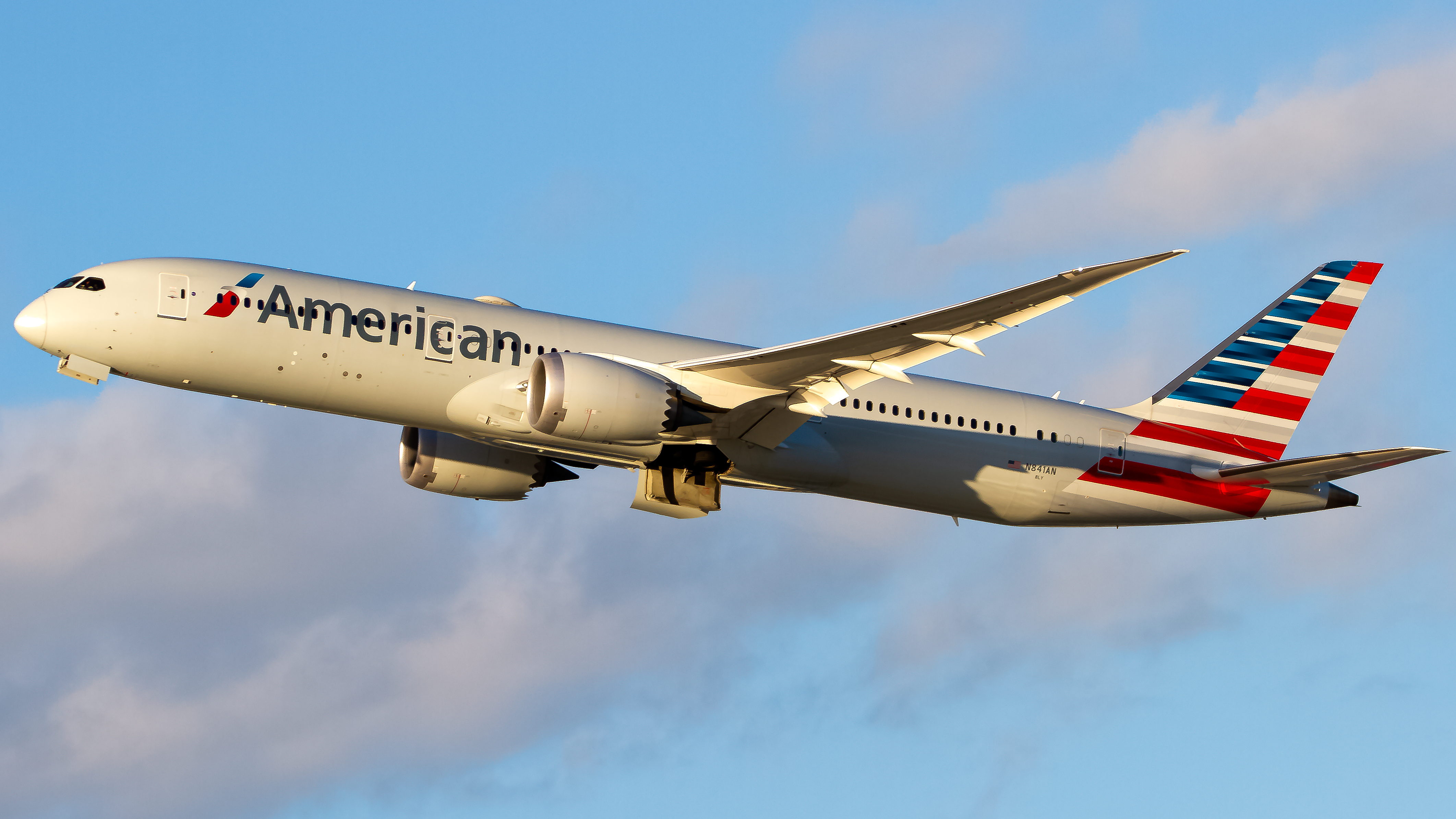 Full size: American Airlines Boeing 787-9 N841AN at Los Angeles International Airport