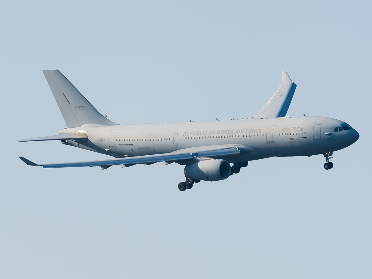 Full size: ROKAF Airbus KC-330 Cygnus 19-002 at Gimhae International Airport