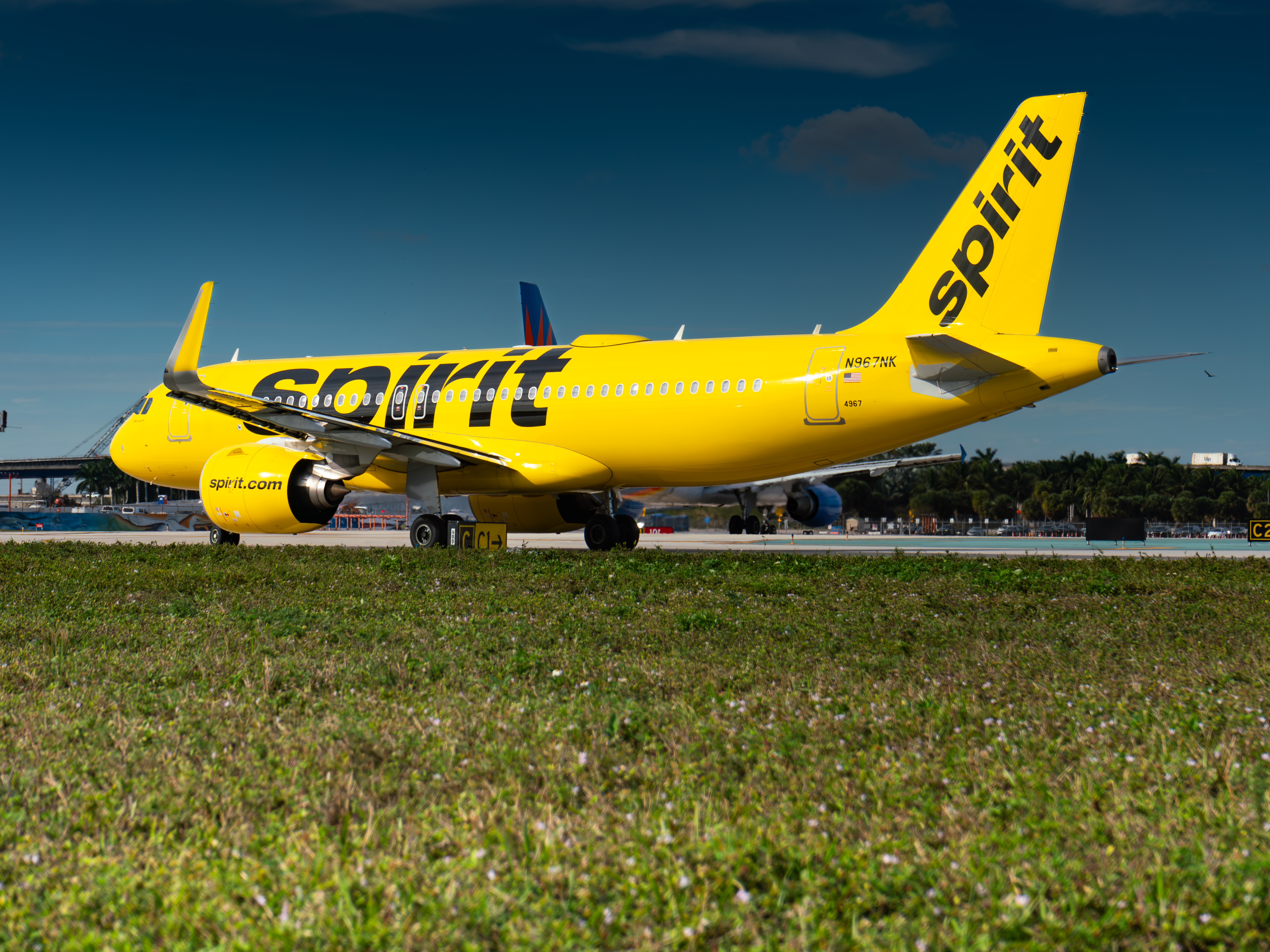 Full size: Spirit Airlines Airbus A320NEO N964NK at Fort Lauderdale/Hollywood International Airport