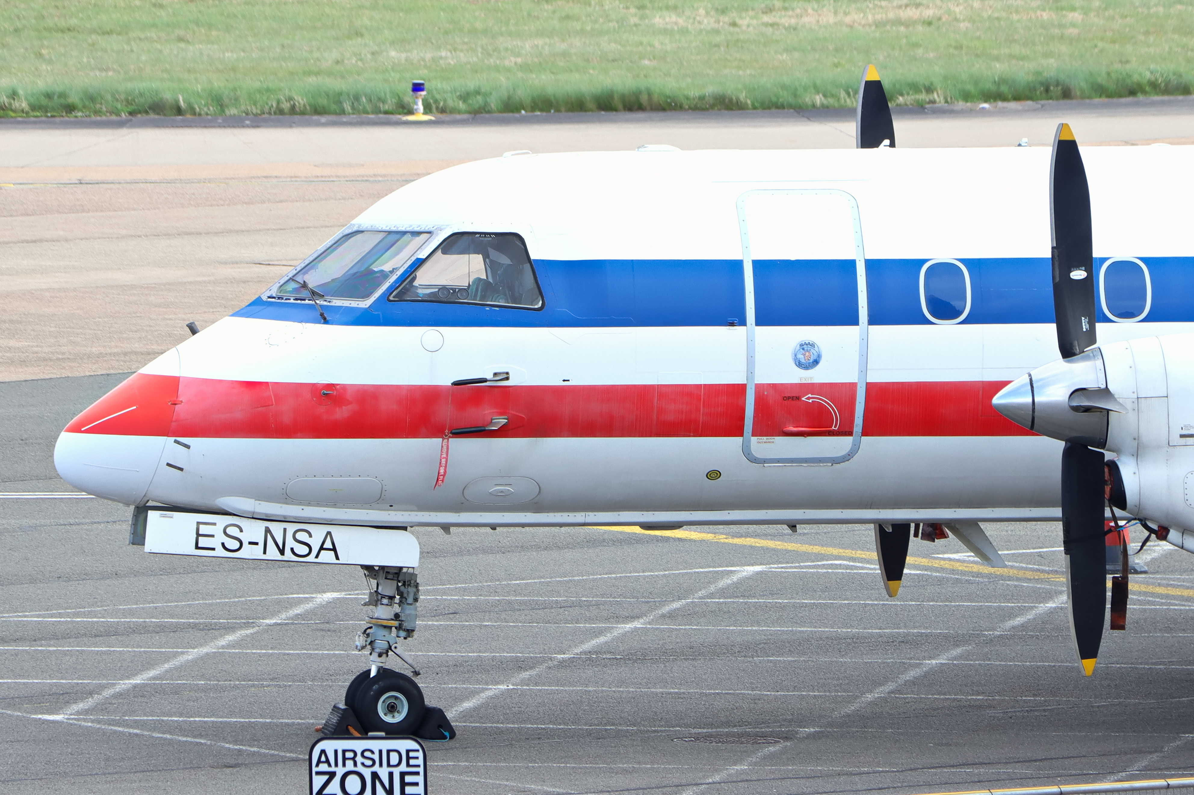 Full size: NyxAir Saab 340F ES-NSA at Birmingham Airport