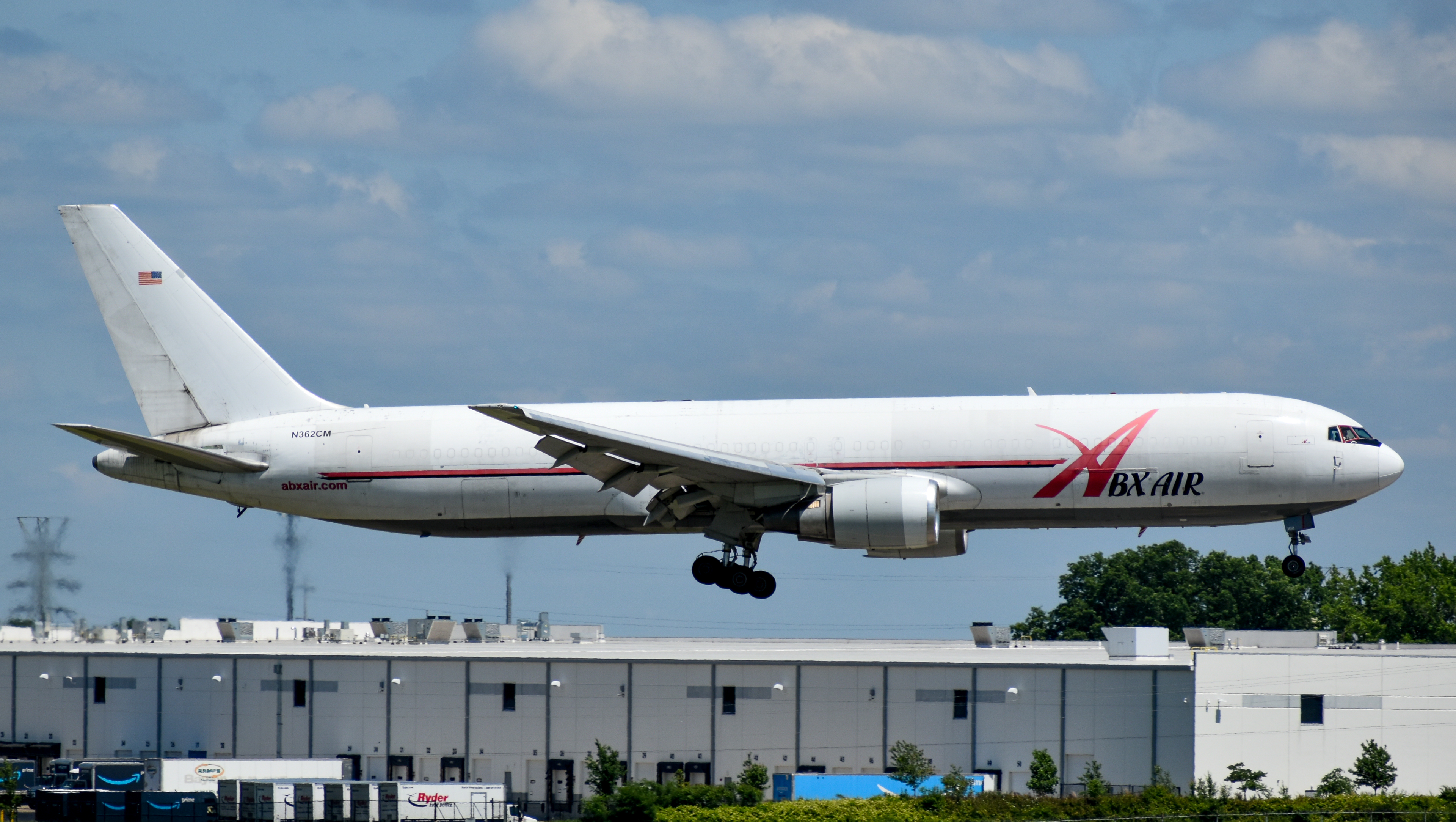 Full size: ABX Air Boeing 767-300F N362CM at Cincinnati/Northern Kentucky International Airport