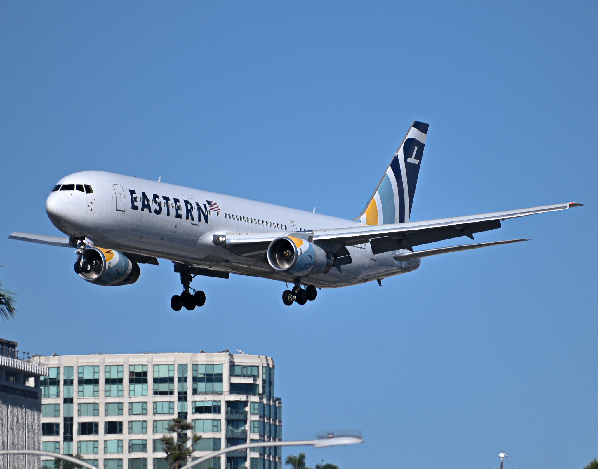 Full size: Eastern Boeing 767-300ER N705KW at San Diego International Airport