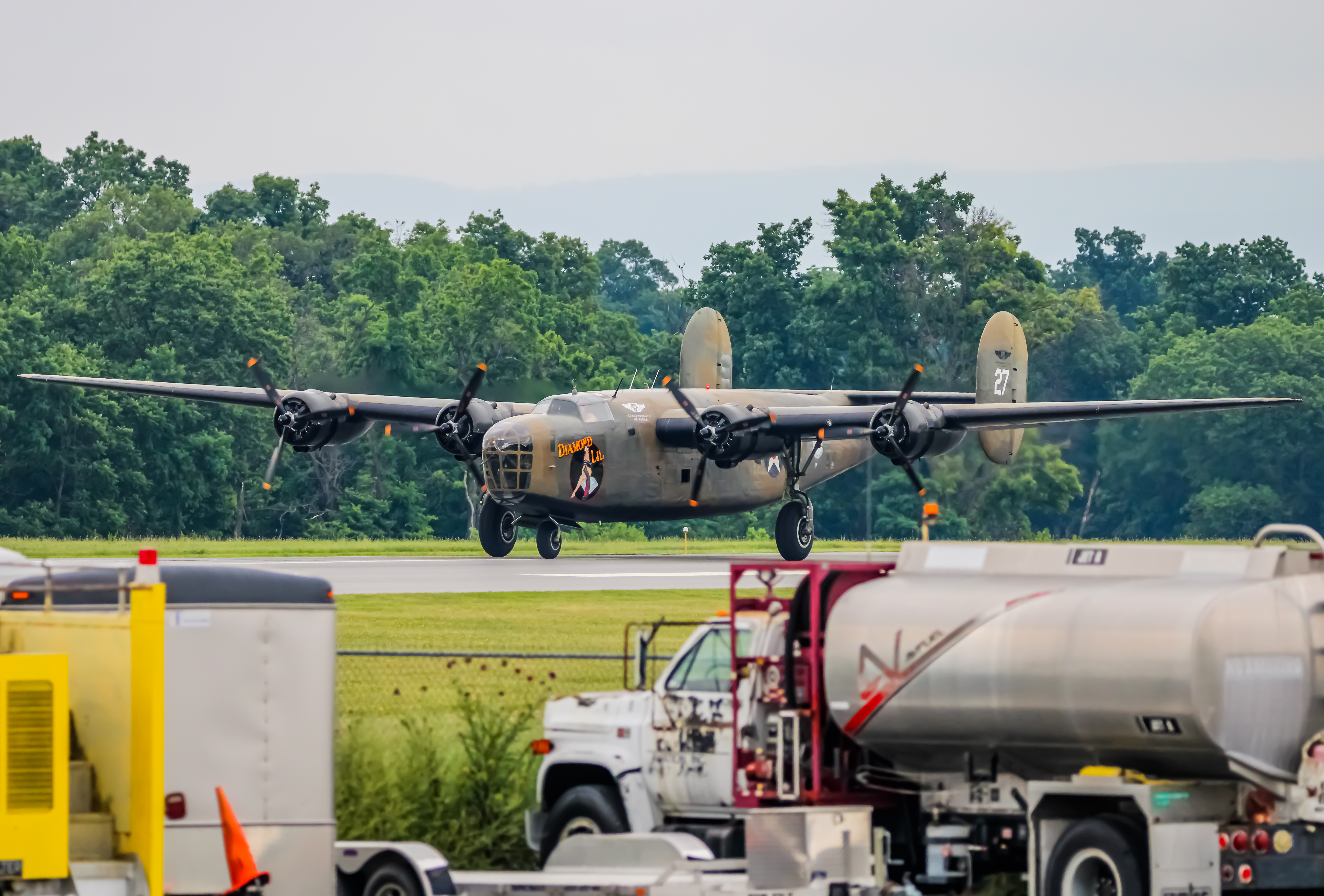 Full size: PRIVATE Consolidated B-24 Liberator N24927 at Hagerstown Regional Airport-Richard A Henson Field